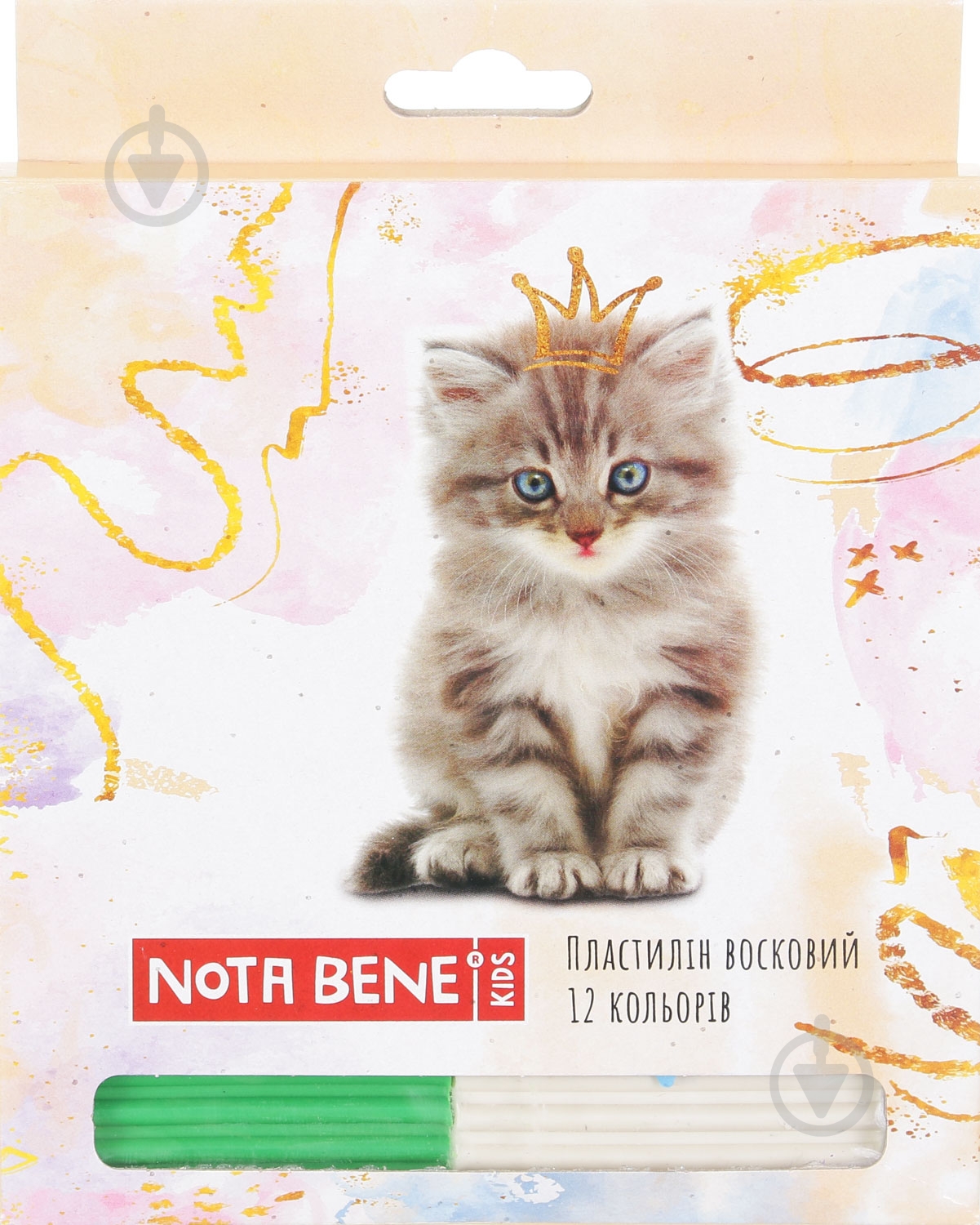 Пластилин восковый 12 цветов Nota Bene - фото 1 Пластилин восковый 12 цветов Nota Bene - фото 1