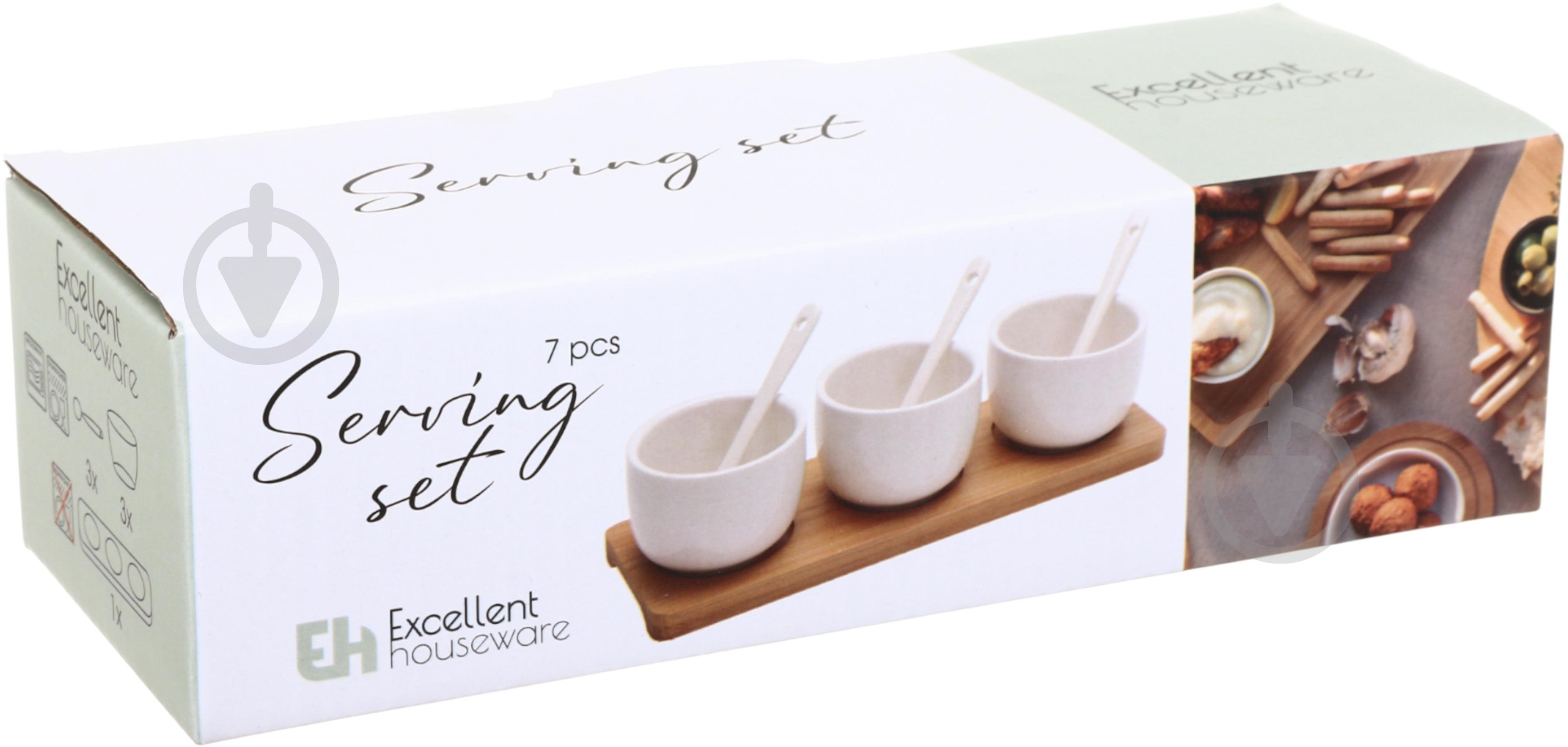 Набор емкостей для соуса Excellent Houseware с ложками Classic 7 предметов - фото 8 Набор емкостей для соуса Excellent Houseware с ложками Classic 7 предметов - фото 8