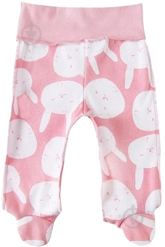 Ползунки для девочек Smil р.62 розовый с рисунком 107593 - фото 1