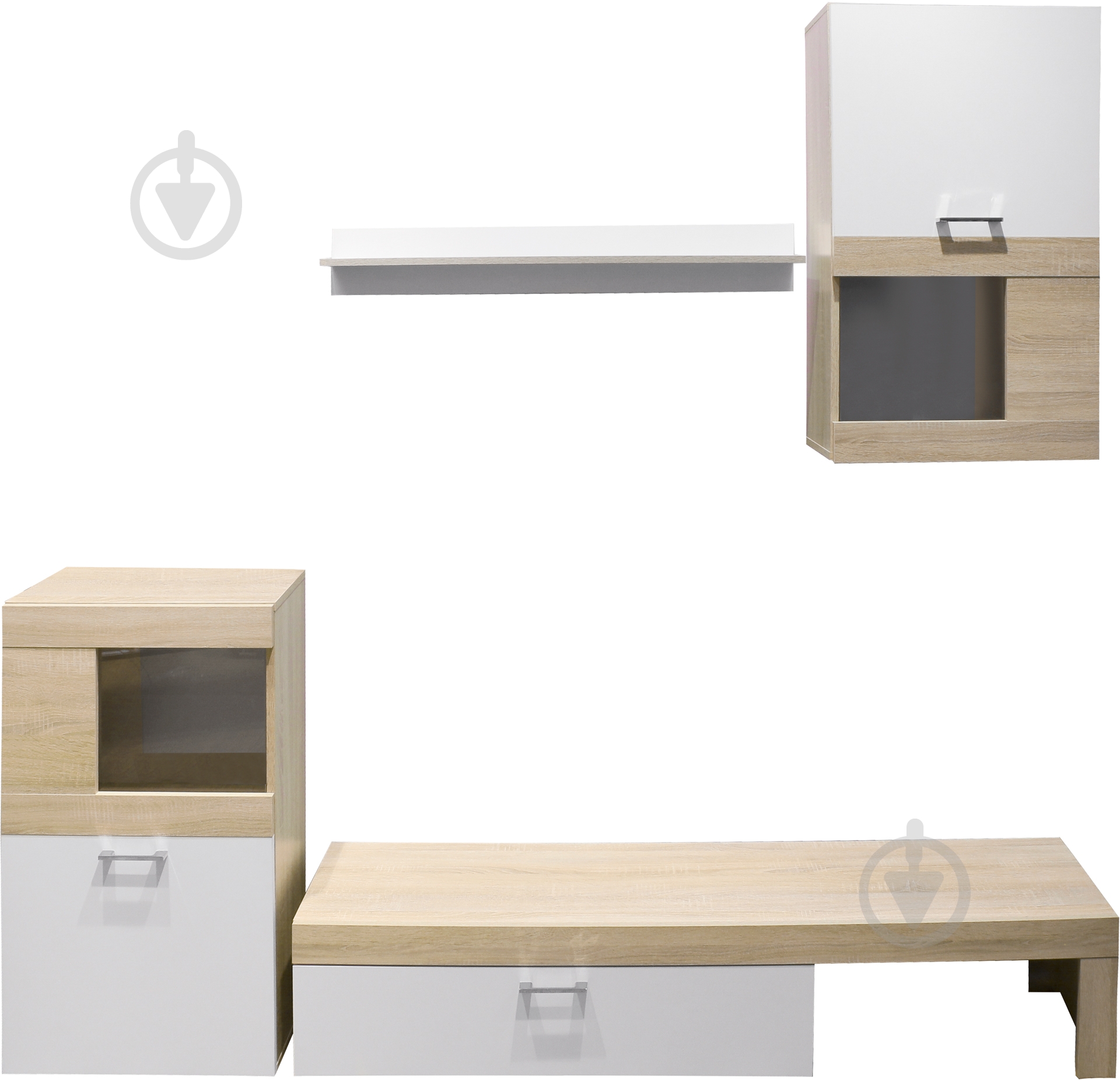 Стенка Фолк правая дуб сонома - фото 1