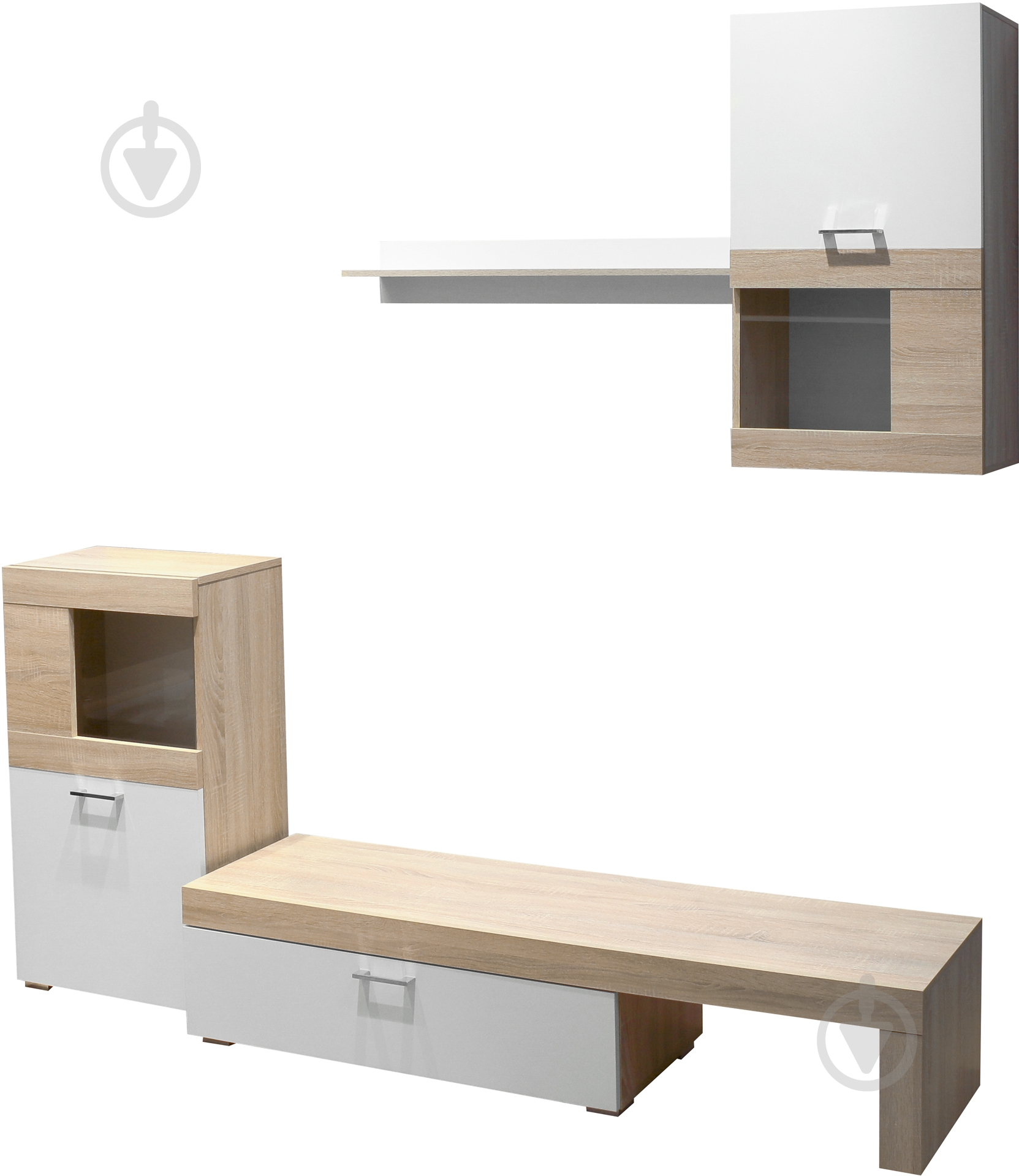 Стенка Фолк правая дуб сонома - фото 2