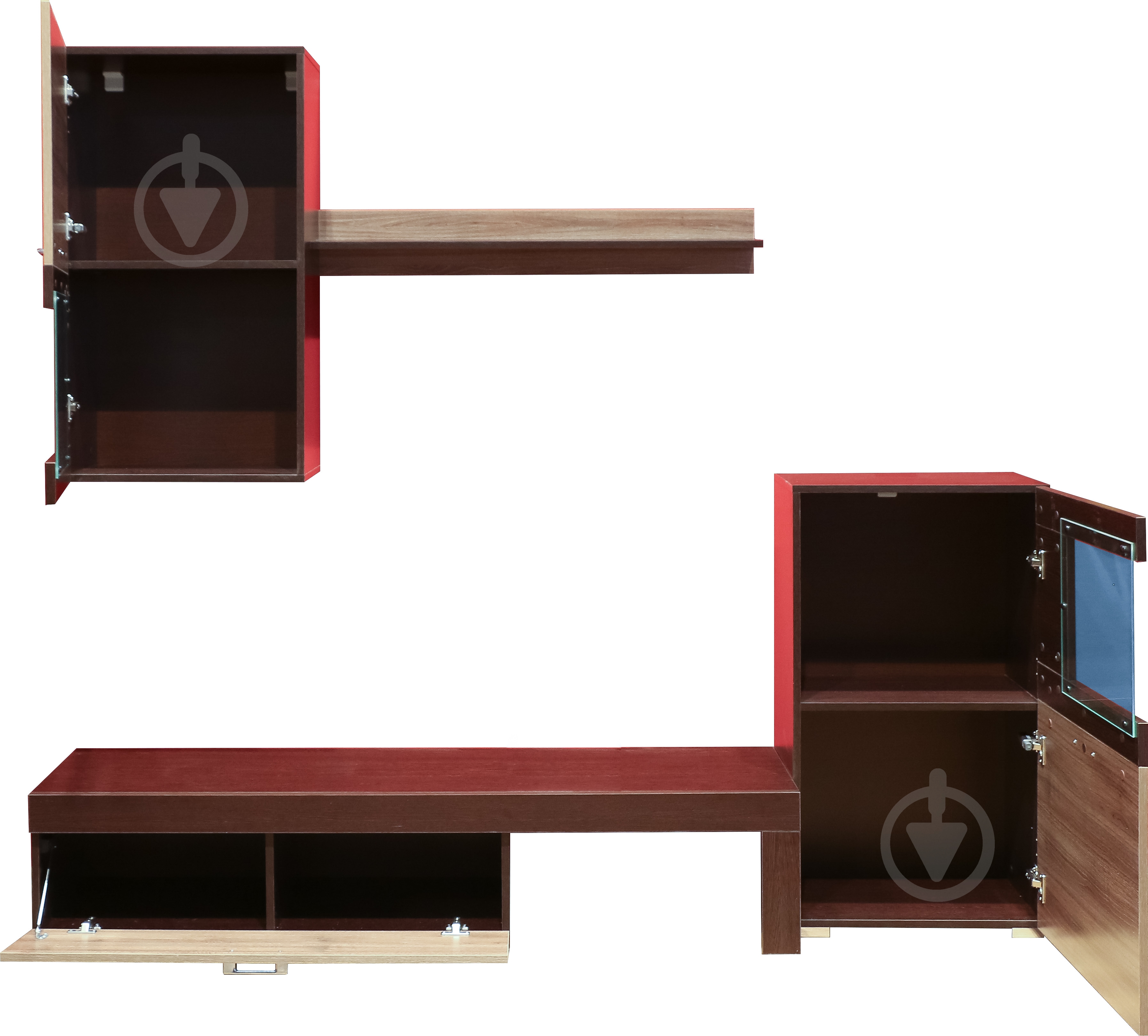 Стенка Фолк правая Embawood венге - фото 3