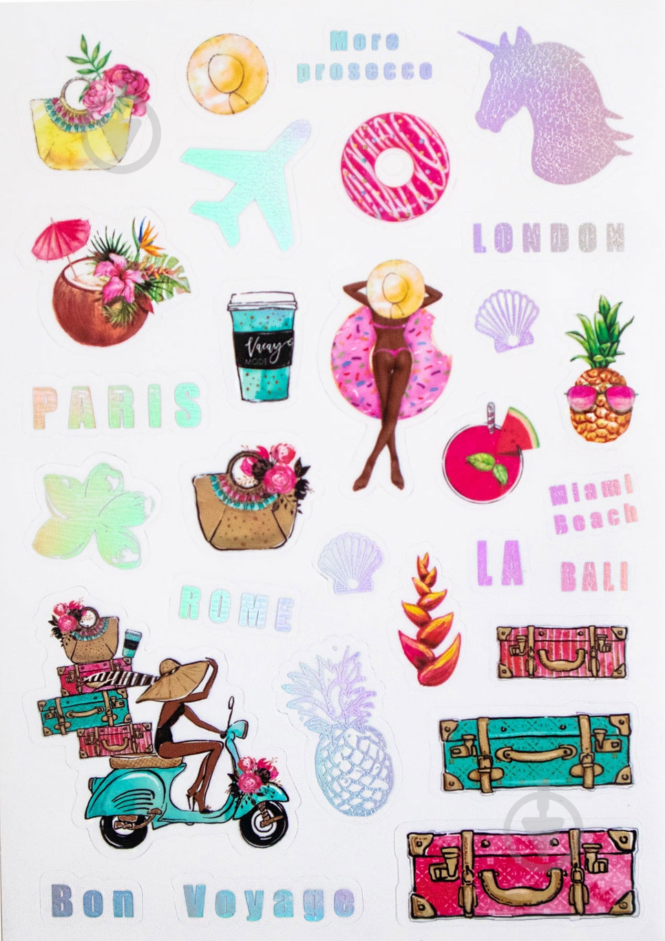 Набор наклеек Ready For Vacation CHICARDI - фото 5 Набор наклеек Ready For Vacation CHICARDI - фото 5