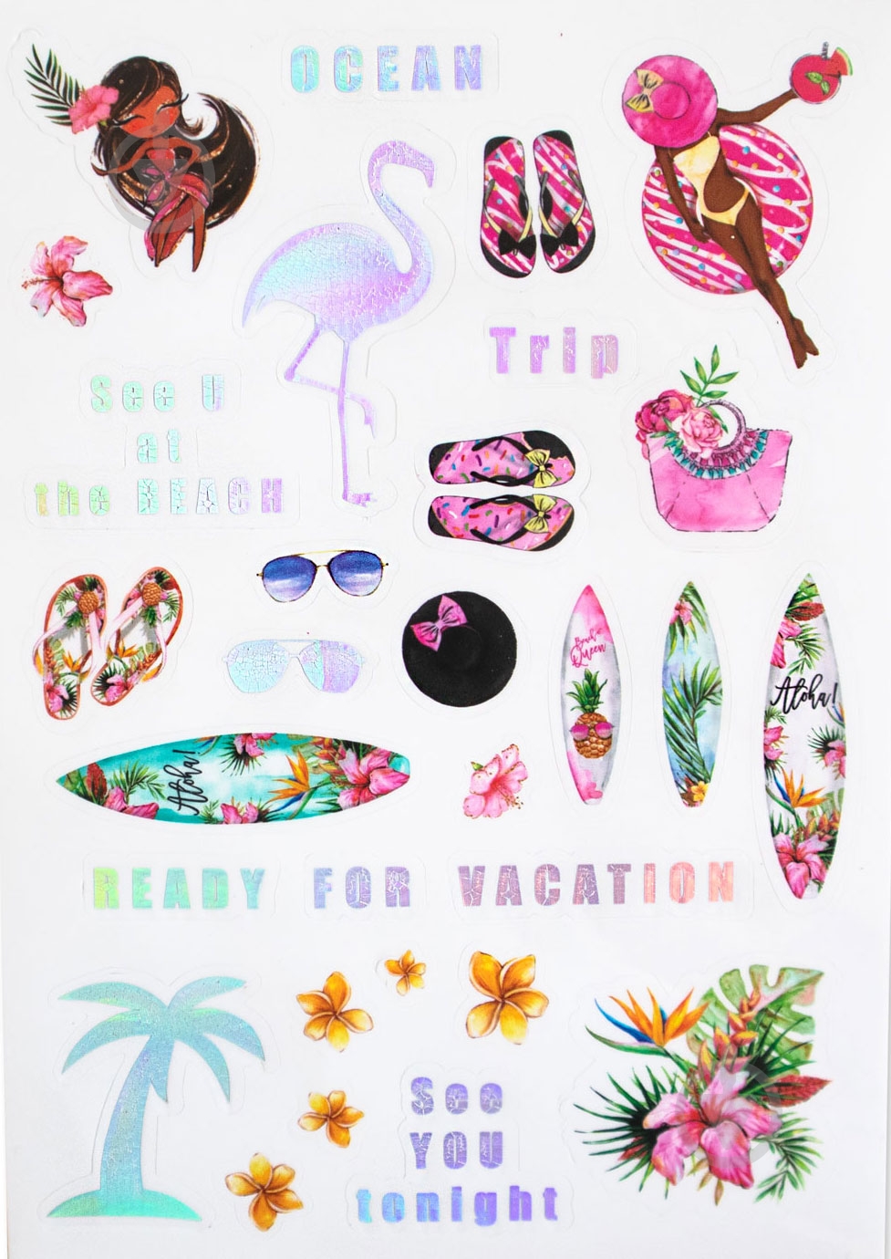 Набор наклеек Ready For Vacation CHICARDI - фото 2 Набор наклеек Ready For Vacation CHICARDI - фото 2