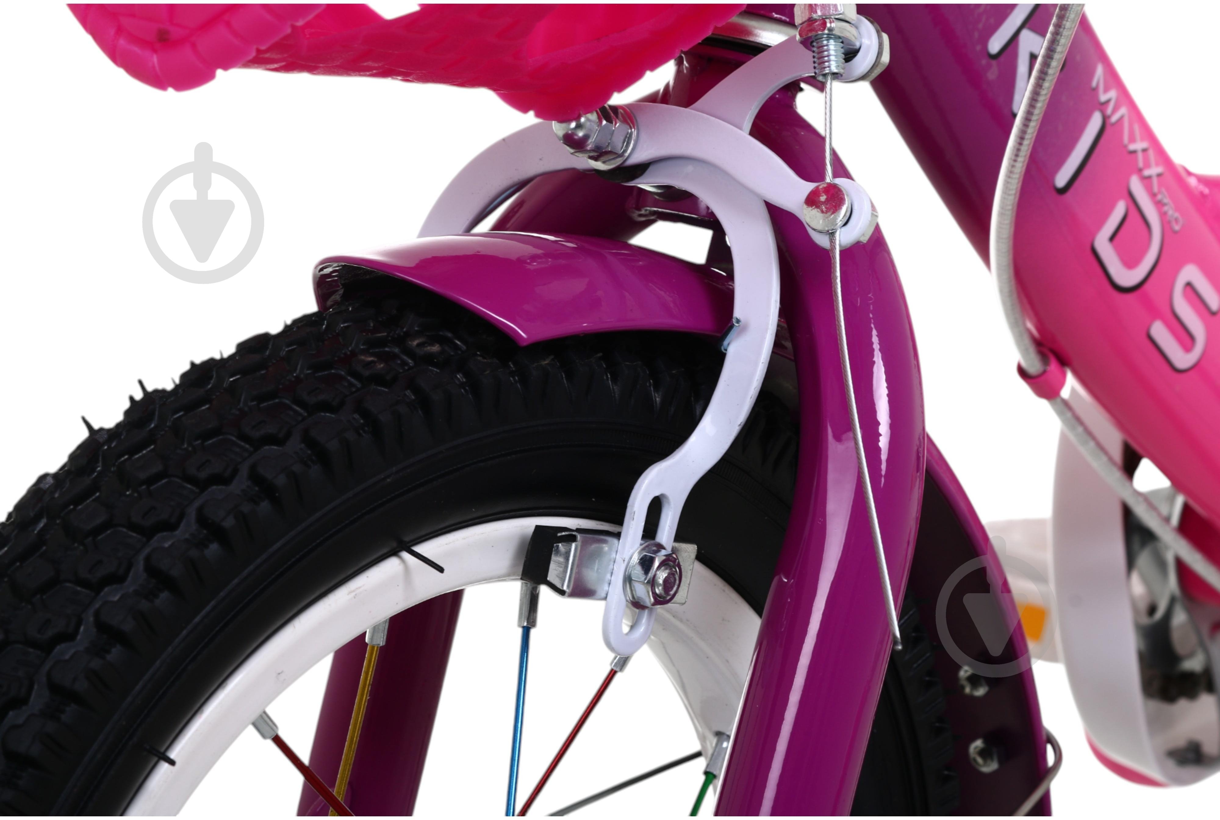 Велосипед дитячий MaxxPro kids 12' KQ-17 рожевий - фото 11