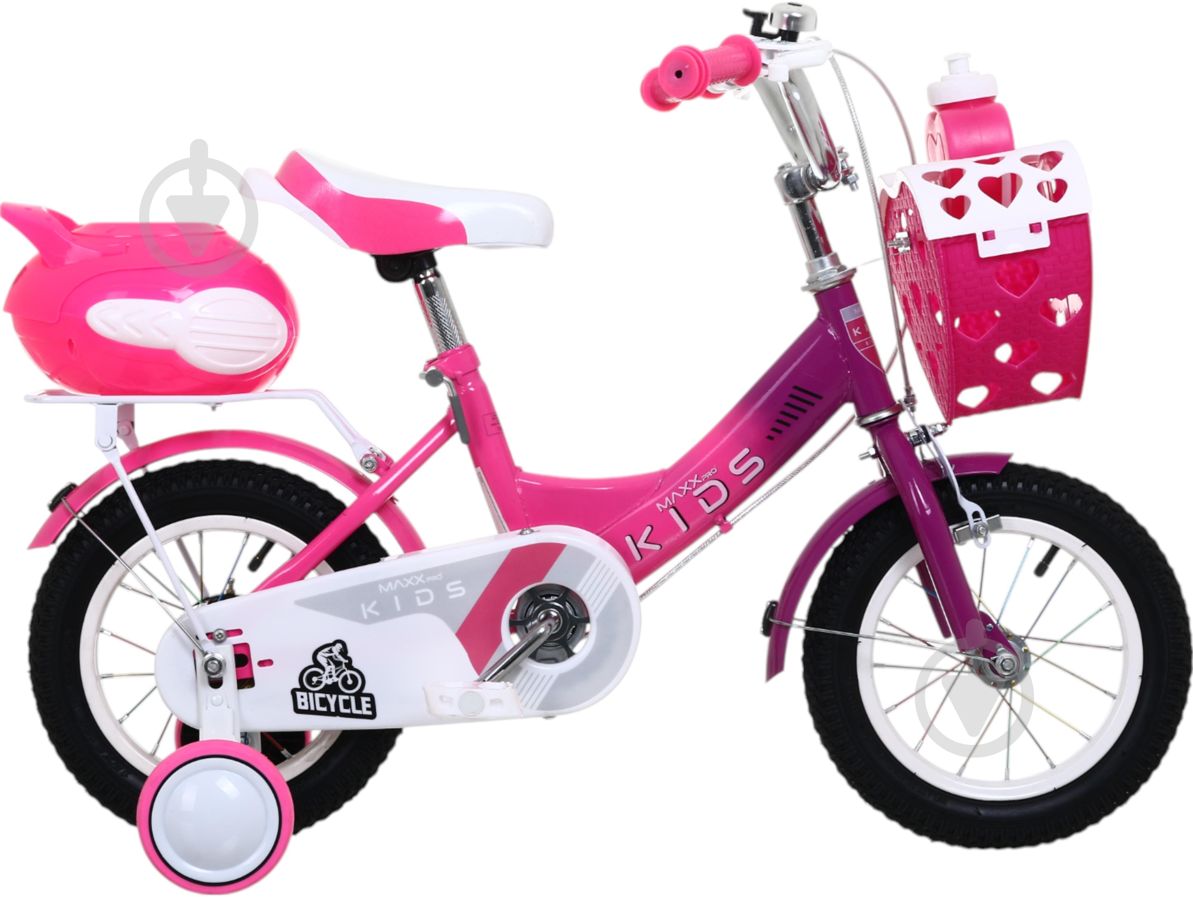 Велосипед дитячий MaxxPro kids 12' KQ-17 рожевий - фото 2