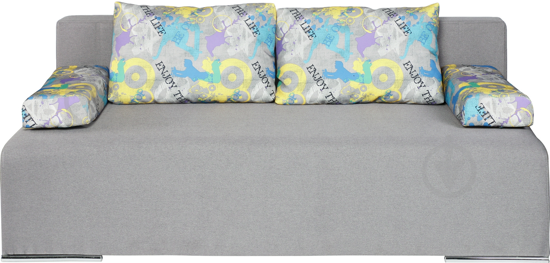 Диван прямой Берегиня Аполло принт серый 1940x910x770 мм - фото 1 Диван прямой Берегиня Аполло принт серый 1940x910x770 мм - фото 1