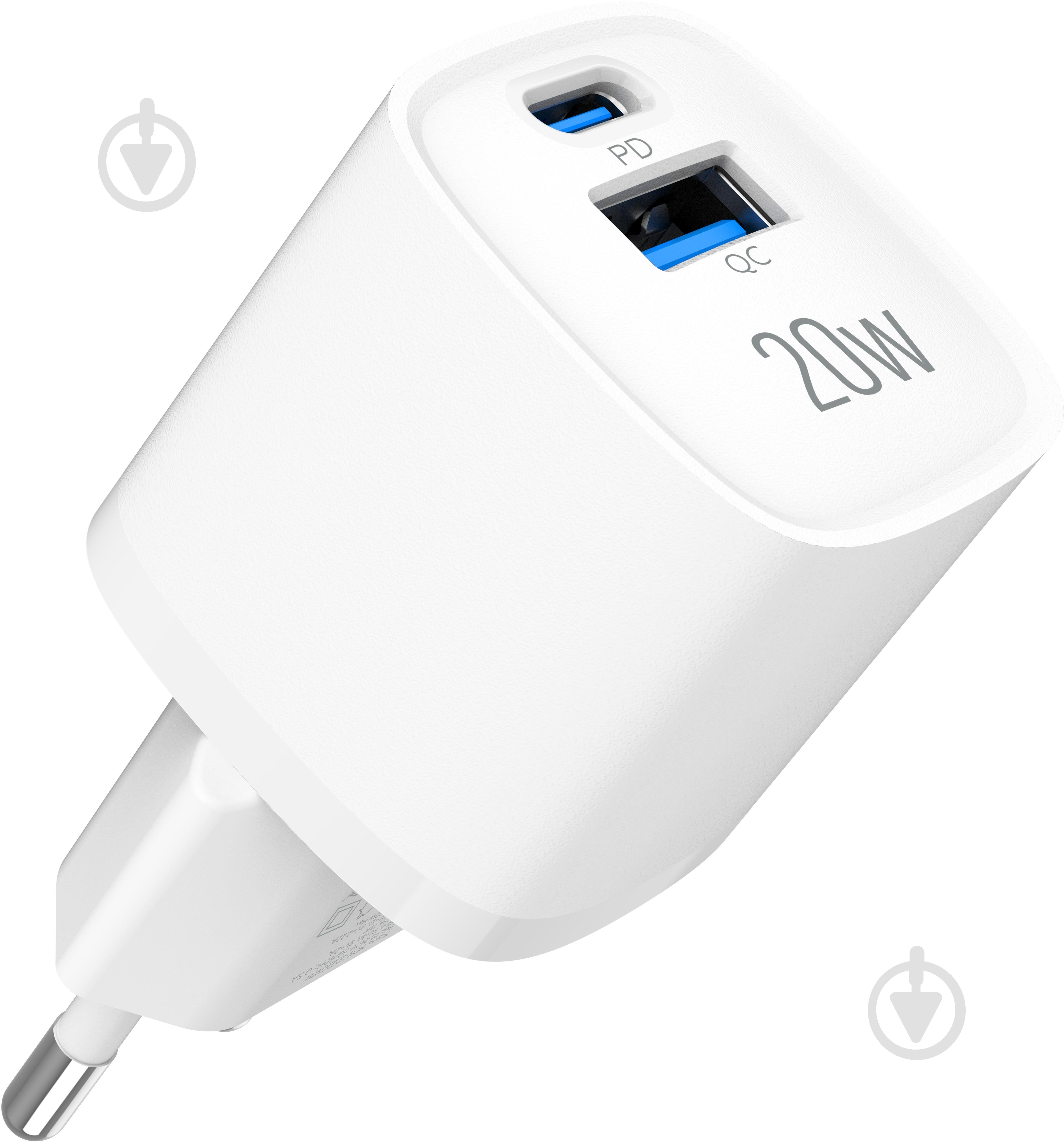 Зарядное устройство Make 20W GaN3 Mini Type-C PD3.0 + USB QC4.0 White (MCW-2022GWH) - фото 6 Зарядное устройство Make 20W GaN3 Mini Type-C PD3.0 + USB QC4.0 White (MCW-2022GWH) - фото 6