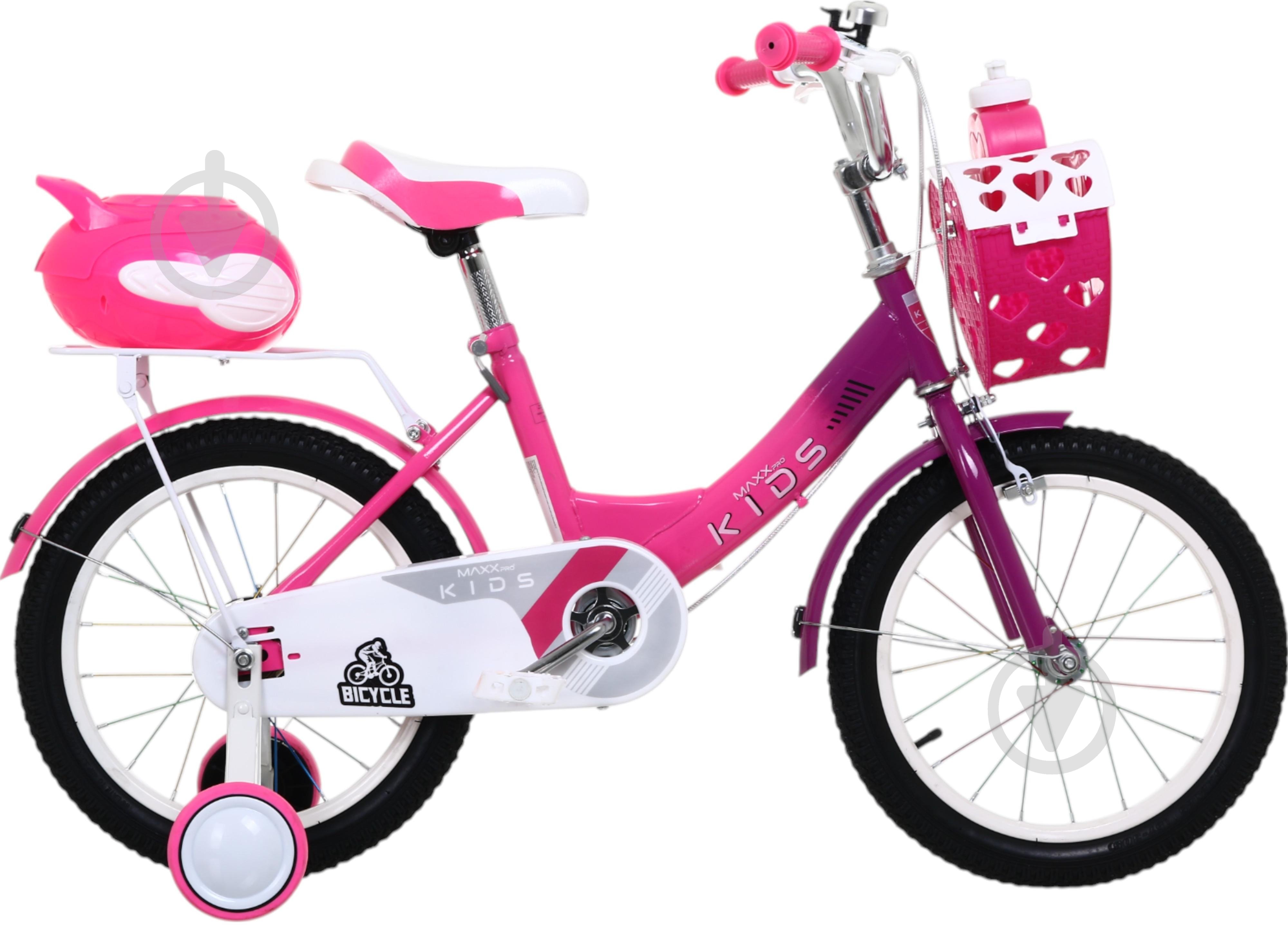 Велосипед дитячий MaxxPro kids 16' KQ-17 рожевий - фото 2