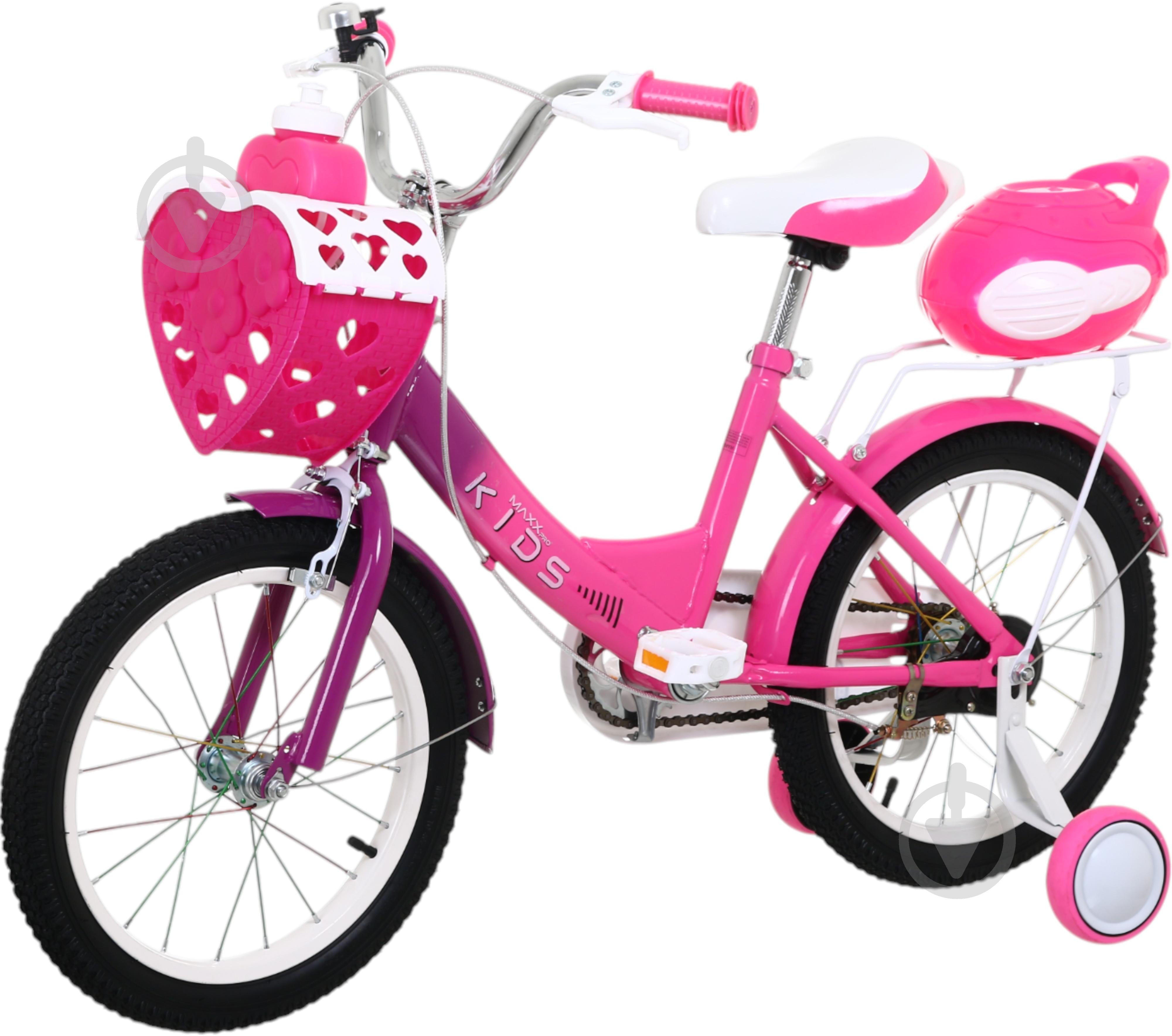 Велосипед дитячий MaxxPro kids 16' KQ-17 рожевий - фото 1