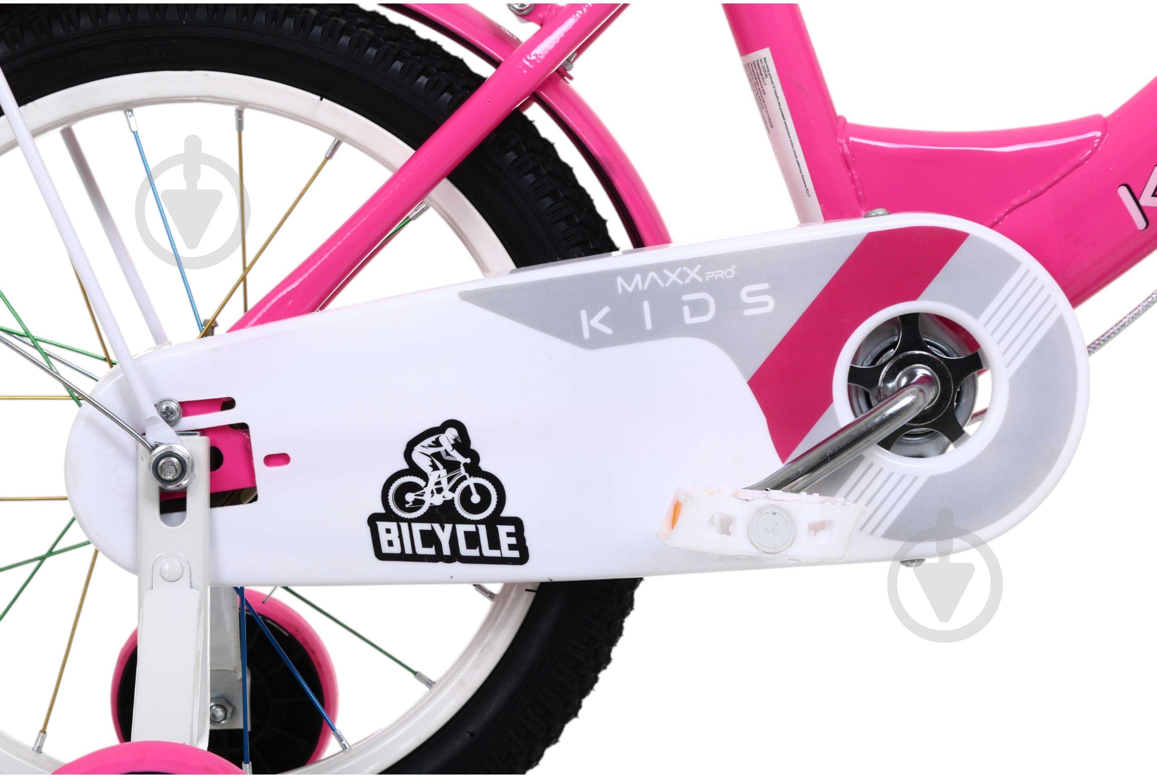 Велосипед дитячий MaxxPro kids 16' KQ-17 рожевий - фото 9