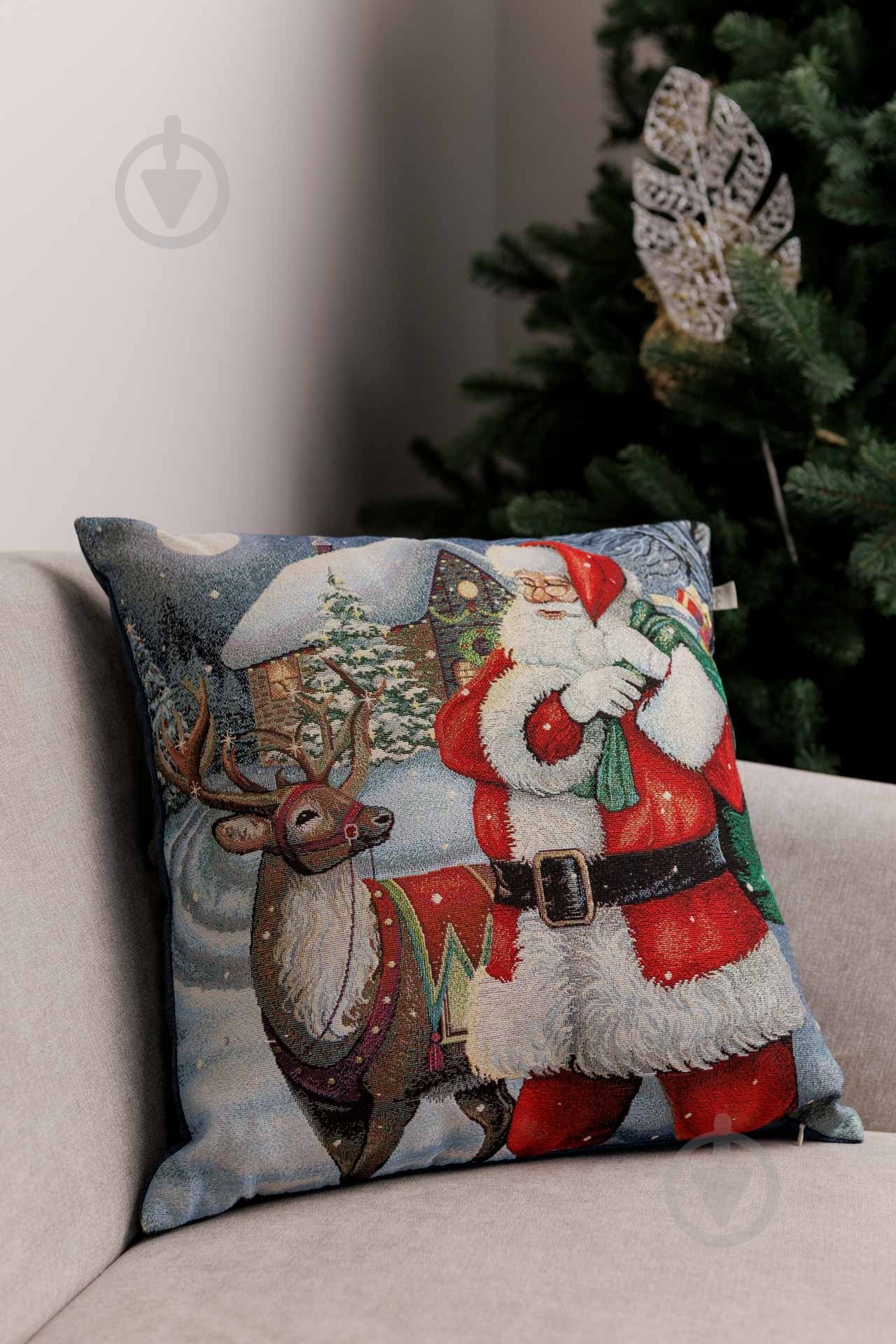 Подушка декоративная Добрый Санта 45x45 см La Nuit - фото 3