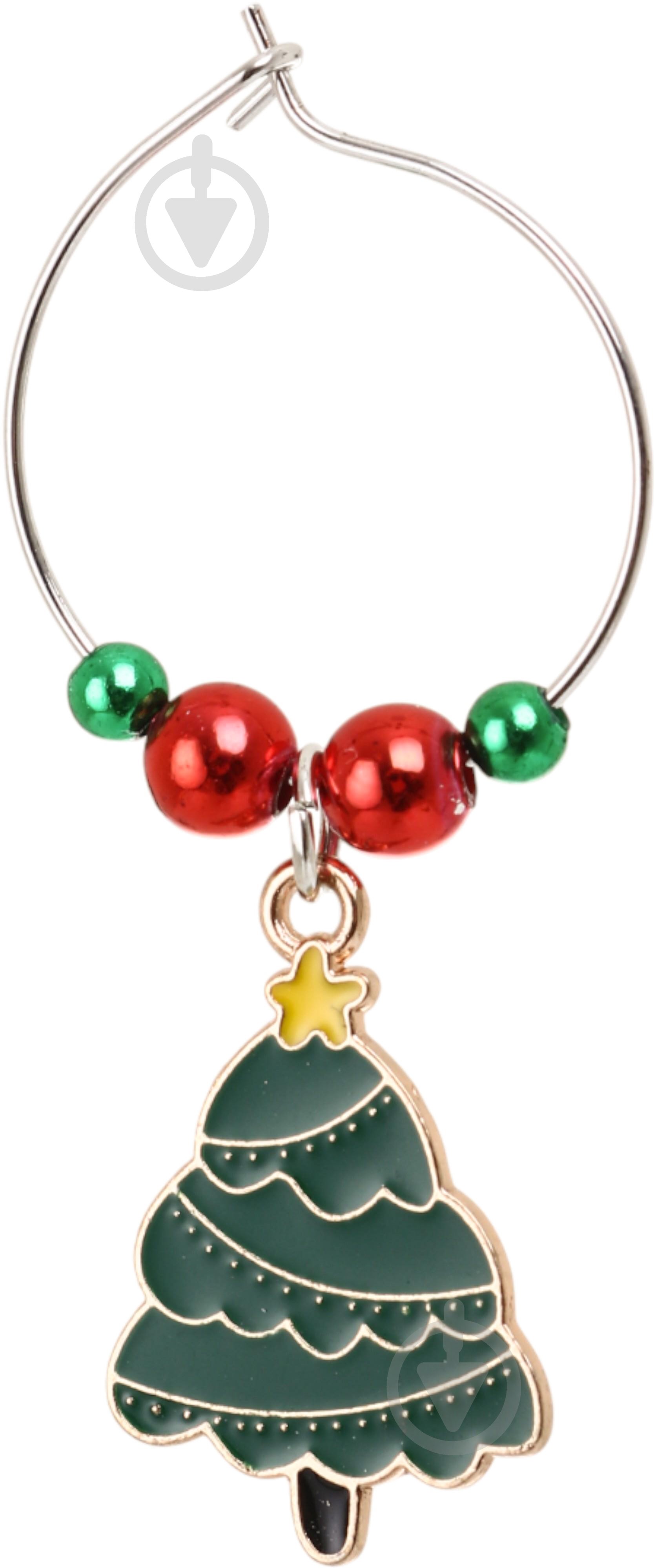 Набор маркеров для бокалов Excellent Houseware Christmas 4x2,5 см 6 шт - фото 5