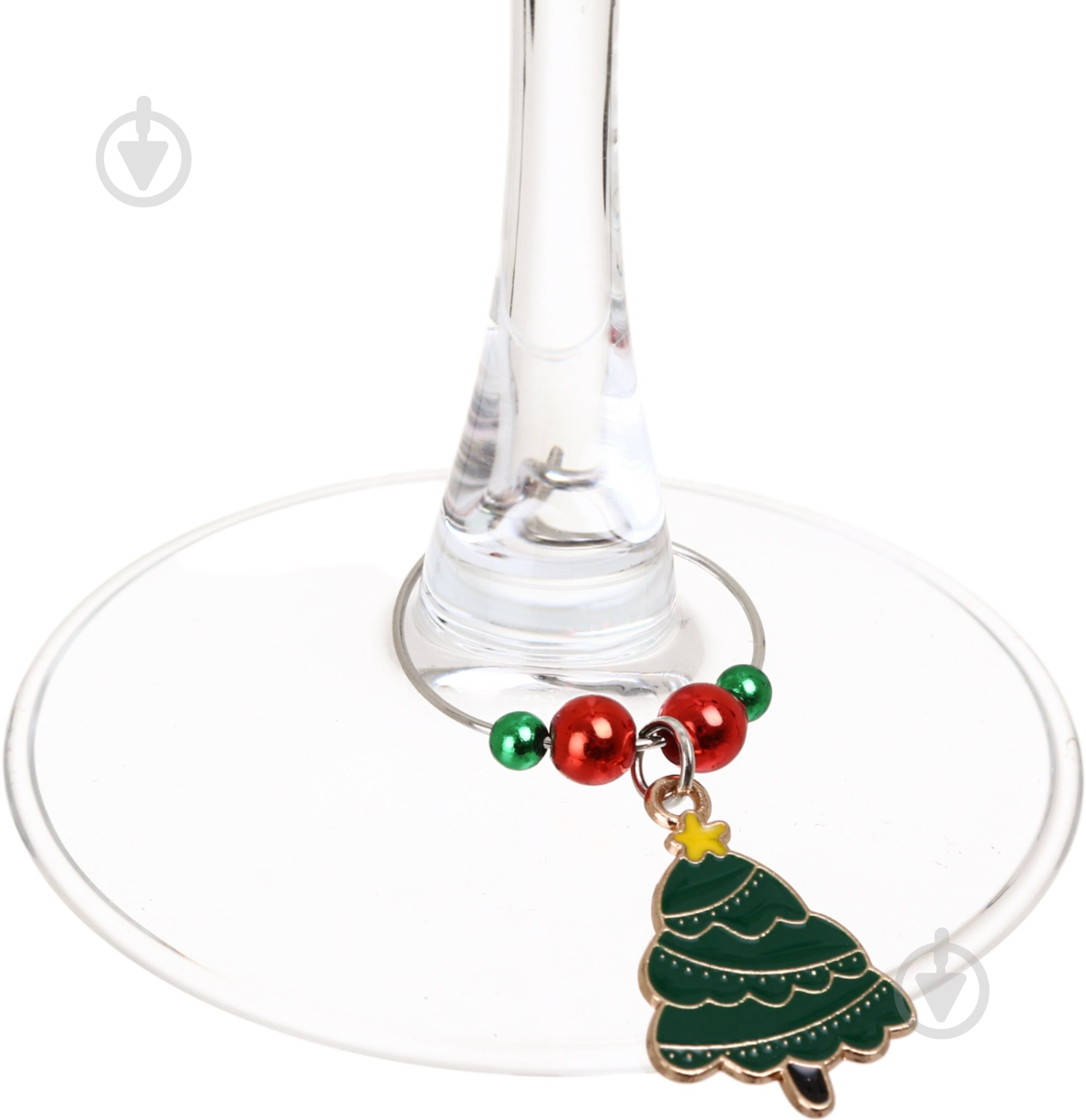 Набор маркеров для бокалов Excellent Houseware Christmas 4x2,5 см 6 шт - фото 8