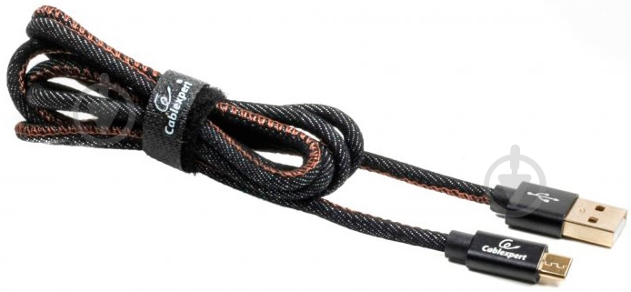 Кабель Cablexpert 1 м чорний (CCPB-M-USB-04BK) - фото 2