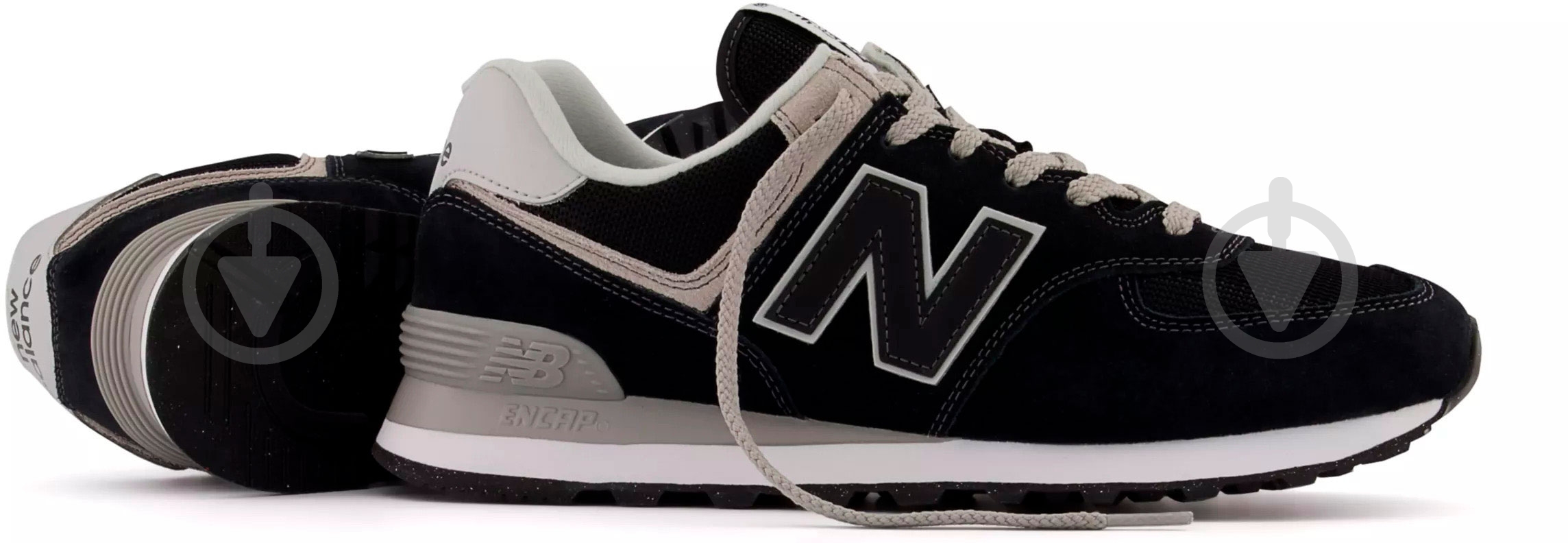 Кроссовки мужские демисезонные New Balance ML574EVB р.42,5 черные - фото 7 Кроссовки мужские демисезонные New Balance ML574EVB р.42,5 черные - фото 7