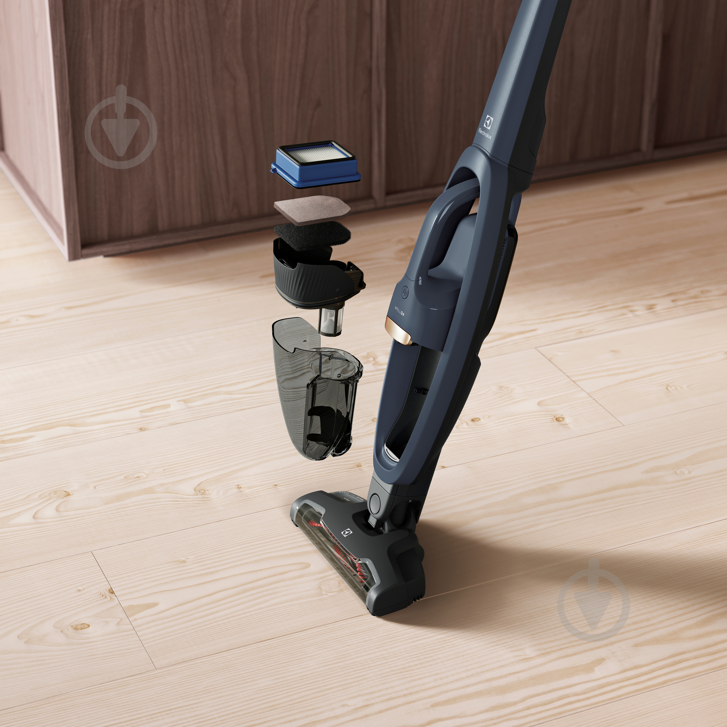 Пилосос акумуляторний Electrolux WQ61-46DB blue - фото 2