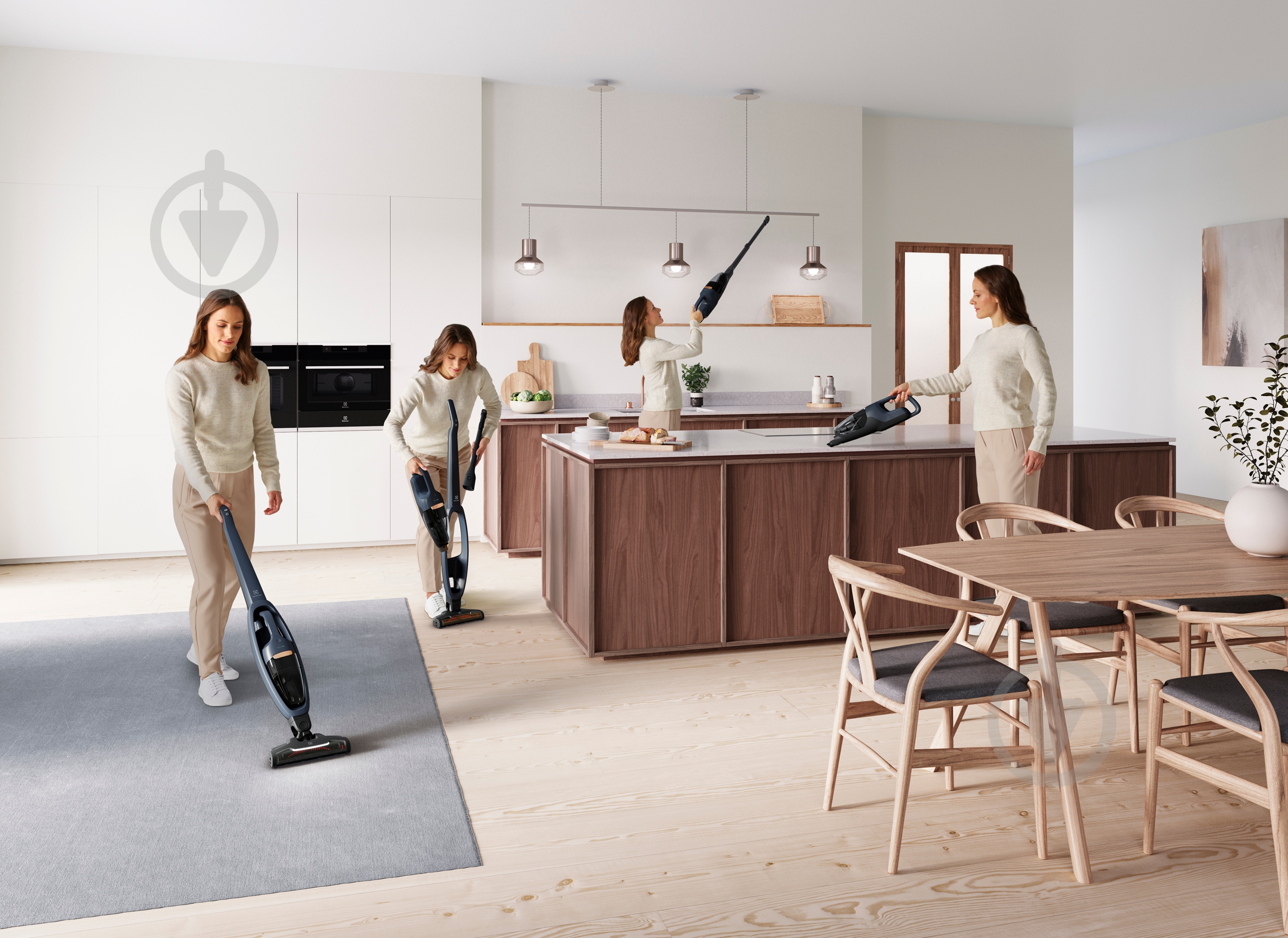 Пилосос акумуляторний Electrolux WQ61-46DB blue - фото 3