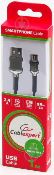 Кабель Cablexpert 1 м синий (CCPB-M-USB-07B) - фото 3