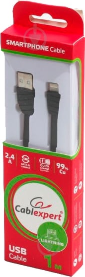 Кабель Cablexpert 1 м черный (CCPB-L-USB-02BK) - фото 3