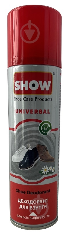 Дезодорант для взуття SHOW антибактеріальний безбарвний 250 мл - фото 1