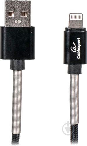 Кабель Cablexpert 1 м чорний (CCPB-L-USB-06BK) - фото 1