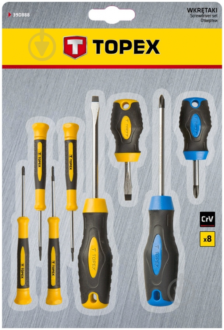 Набор отверток Topex  39D888 - фото 2