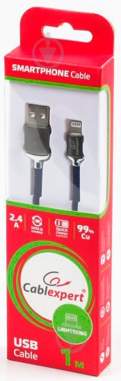 Кабель Cablexpert 1 м синий (CCPB-L-USB-07B) - фото 3