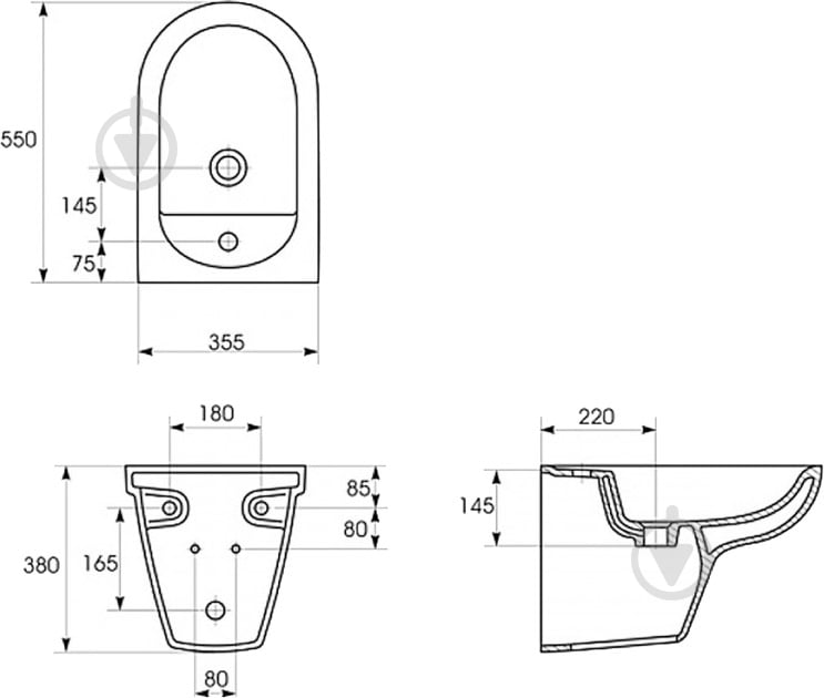 Биде Cersanit Capri - фото 2