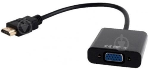 Перехідник Cablexpert 0,15 м (B-HDMI-VGA-03) - фото 1