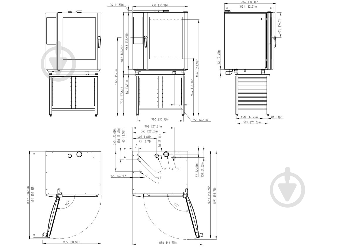 Пароконвектомат RETIGO B1011i - фото 3 Пароконвектомат RETIGO B1011i - фото 3