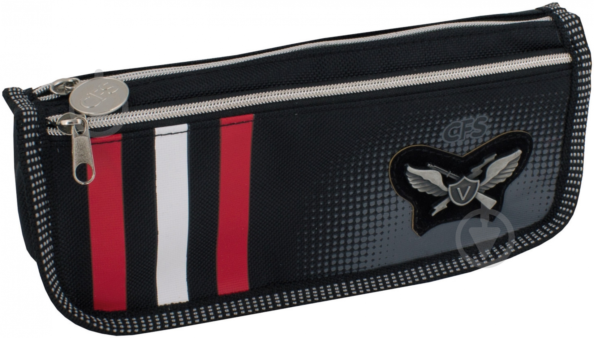 Пенал Strict CF85345 Cool For School черный с краснымчерный с серым - фото 1