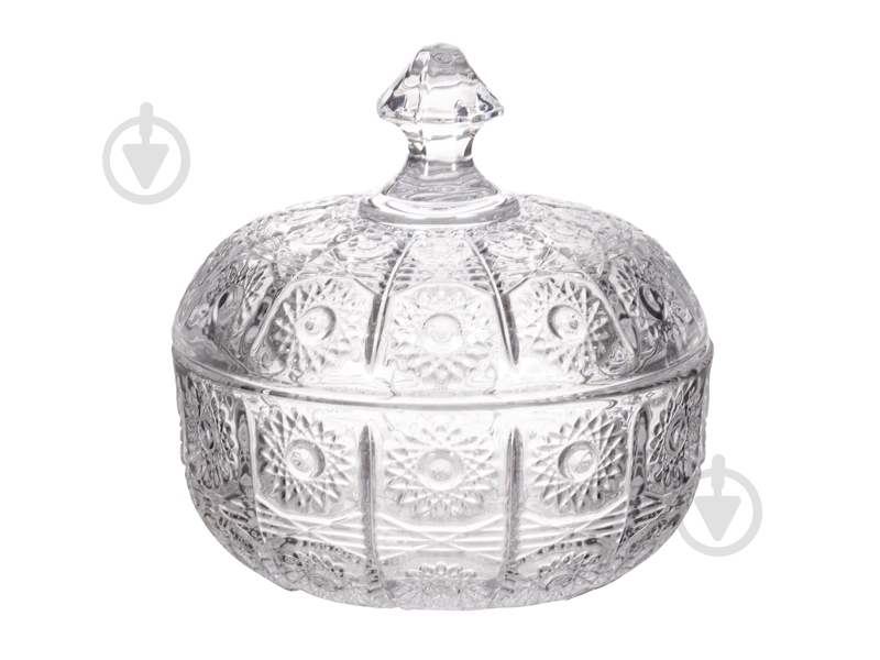Сахарница LeGlass Сrown 11,5 см 355-167 - фото 1 Сахарница LeGlass Сrown 11,5 см 355-167 - фото 1