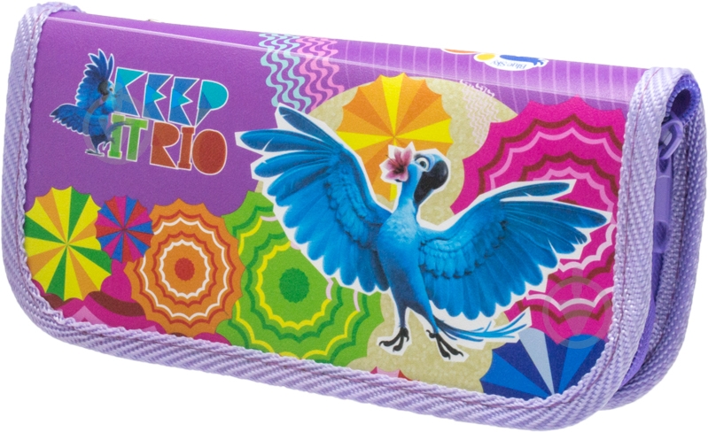 Пенал Rio CFS RI00357 Cool For School фиолетовый - фото 1