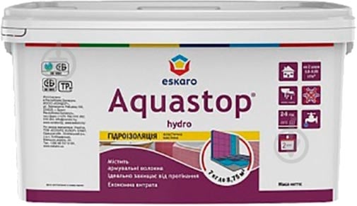 Мастика гідроізоляційна Eskaro Aquastop Hydro 4 кг - фото 1