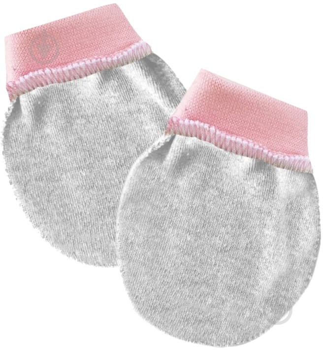 Варежки Smil 119880 серый меланж - фото 1