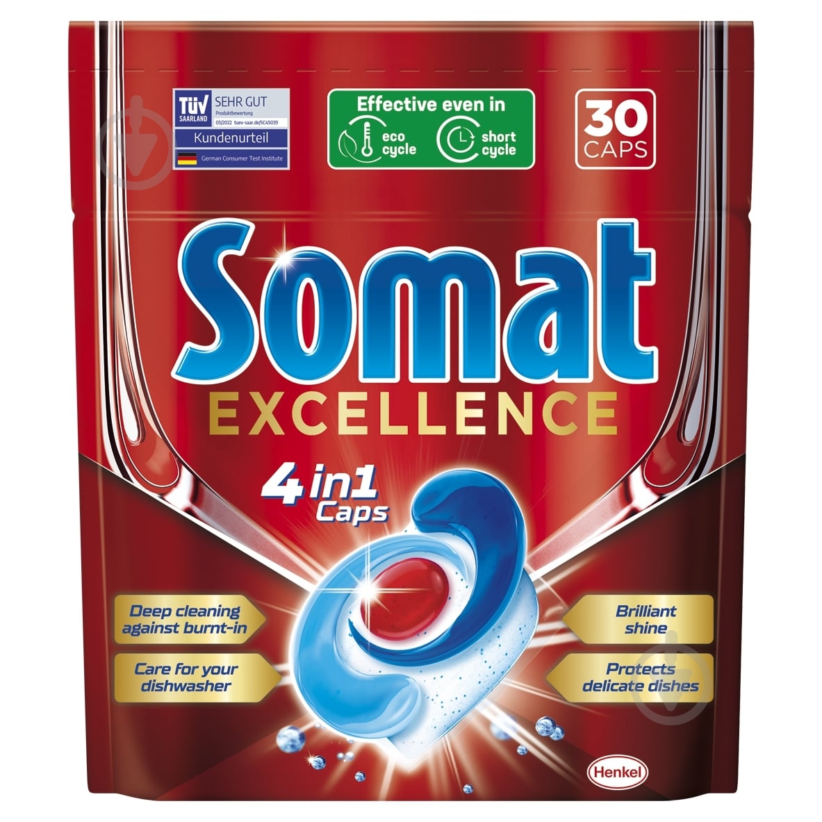 Таблетки для посудомийних машин Somat Excellence 4 в 1 30 шт. - фото 1