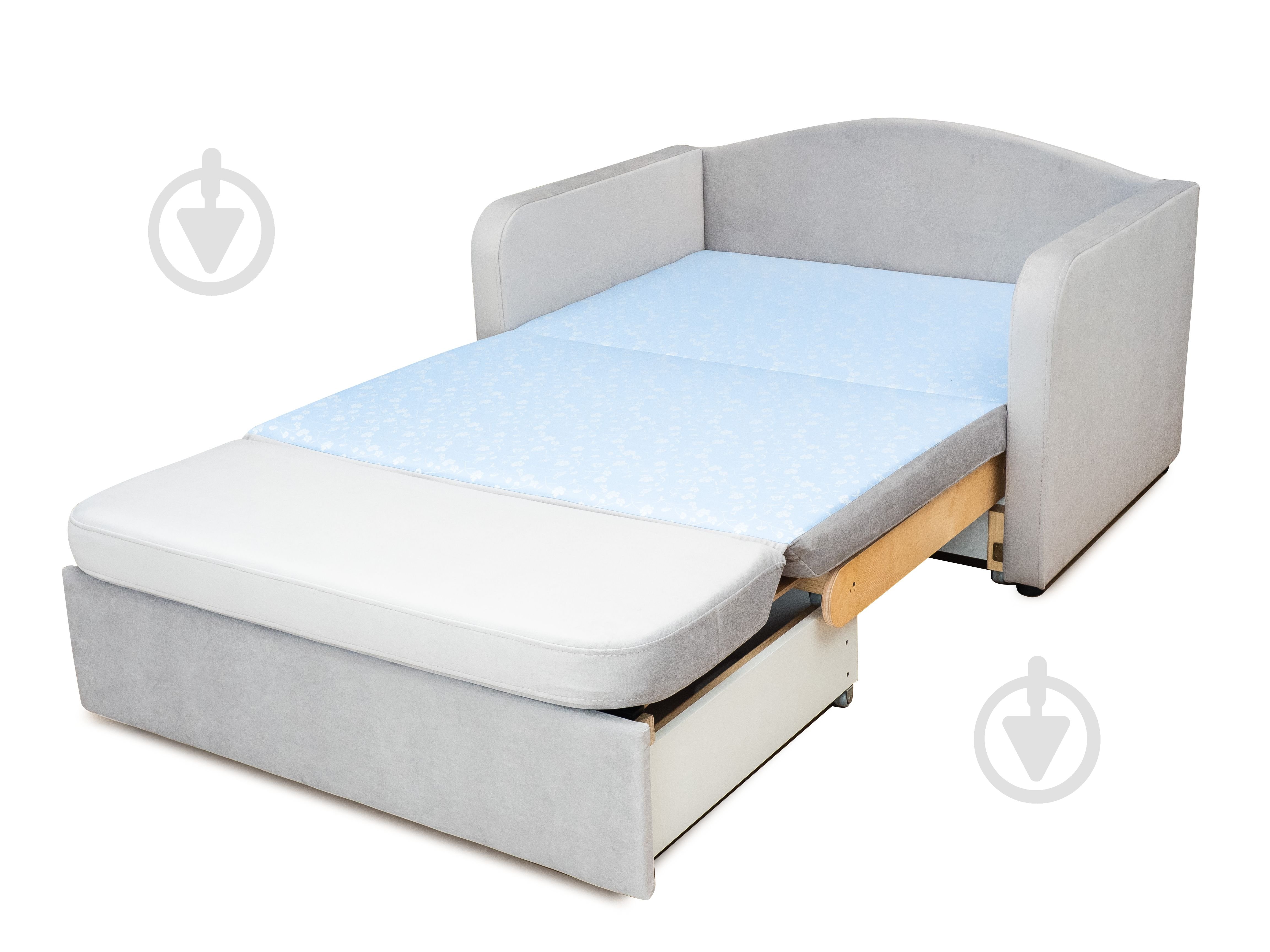 Тахта Маріо велюр сірий 1260x820x830 мм - фото 4