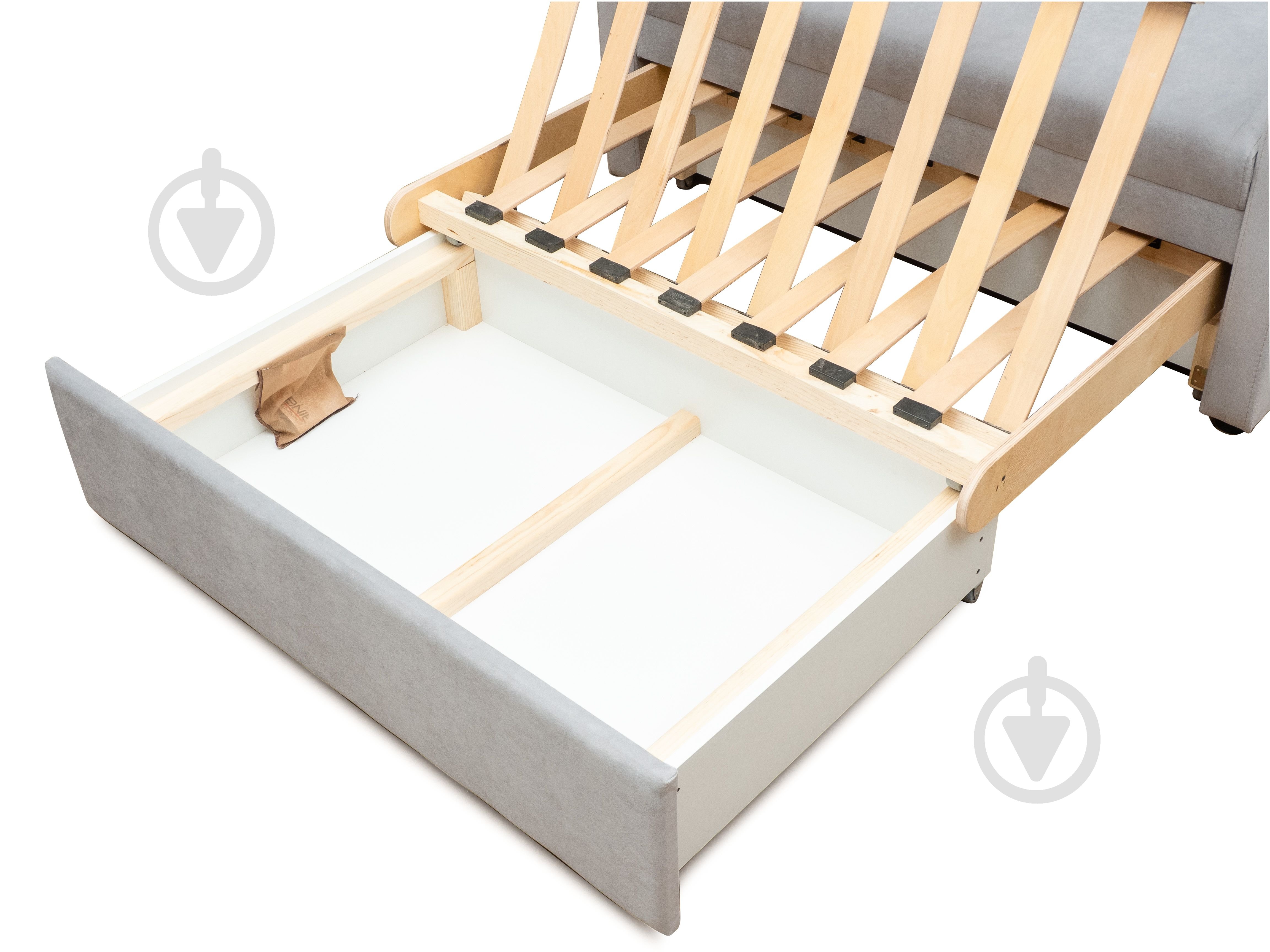 Тахта Маріо велюр сірий 1260x820x830 мм - фото 5