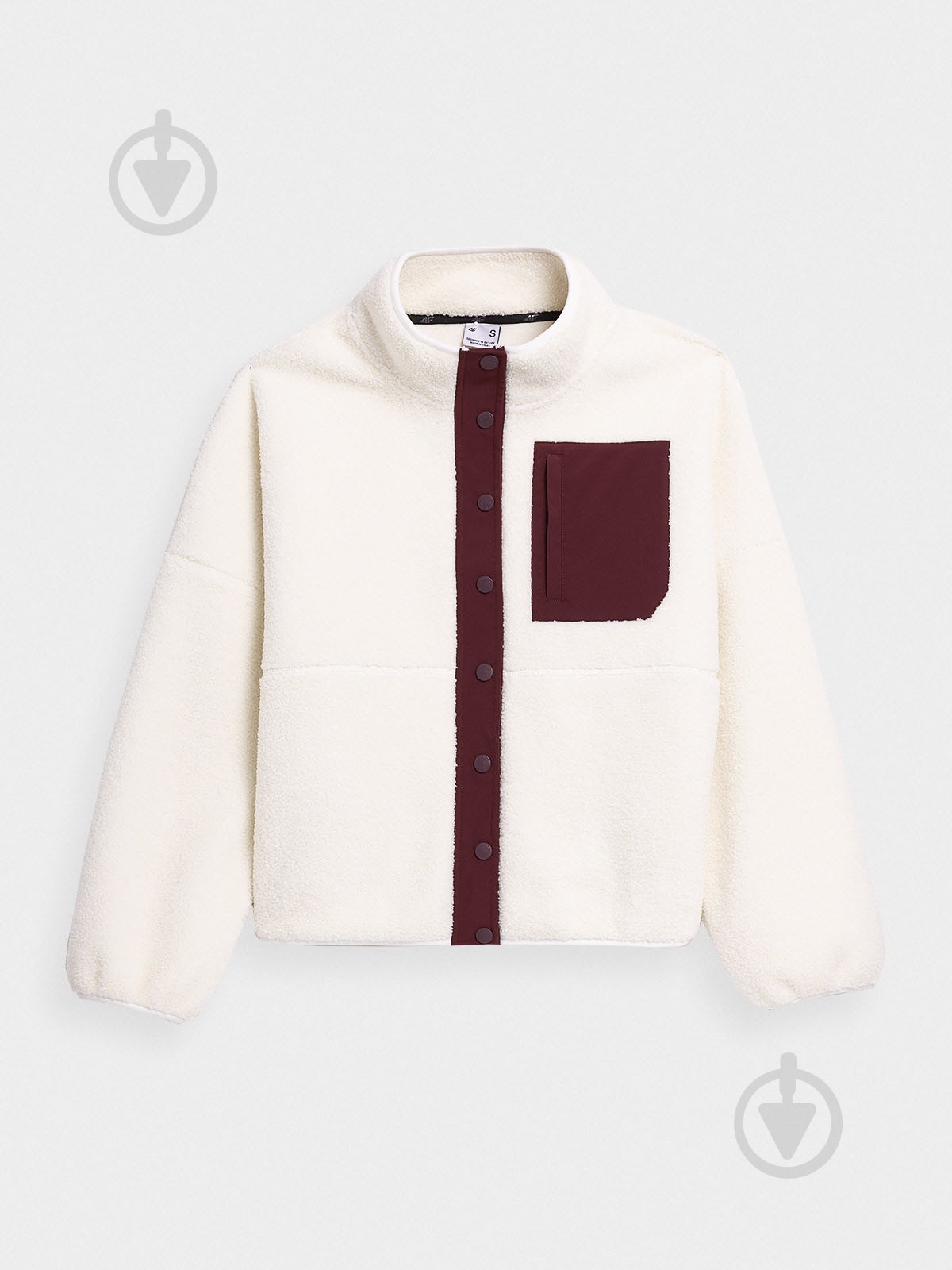 Куртка жіноча 4F FLEECE F124 4FAW23TFLEF124-12S р.XS рожева - фото 4