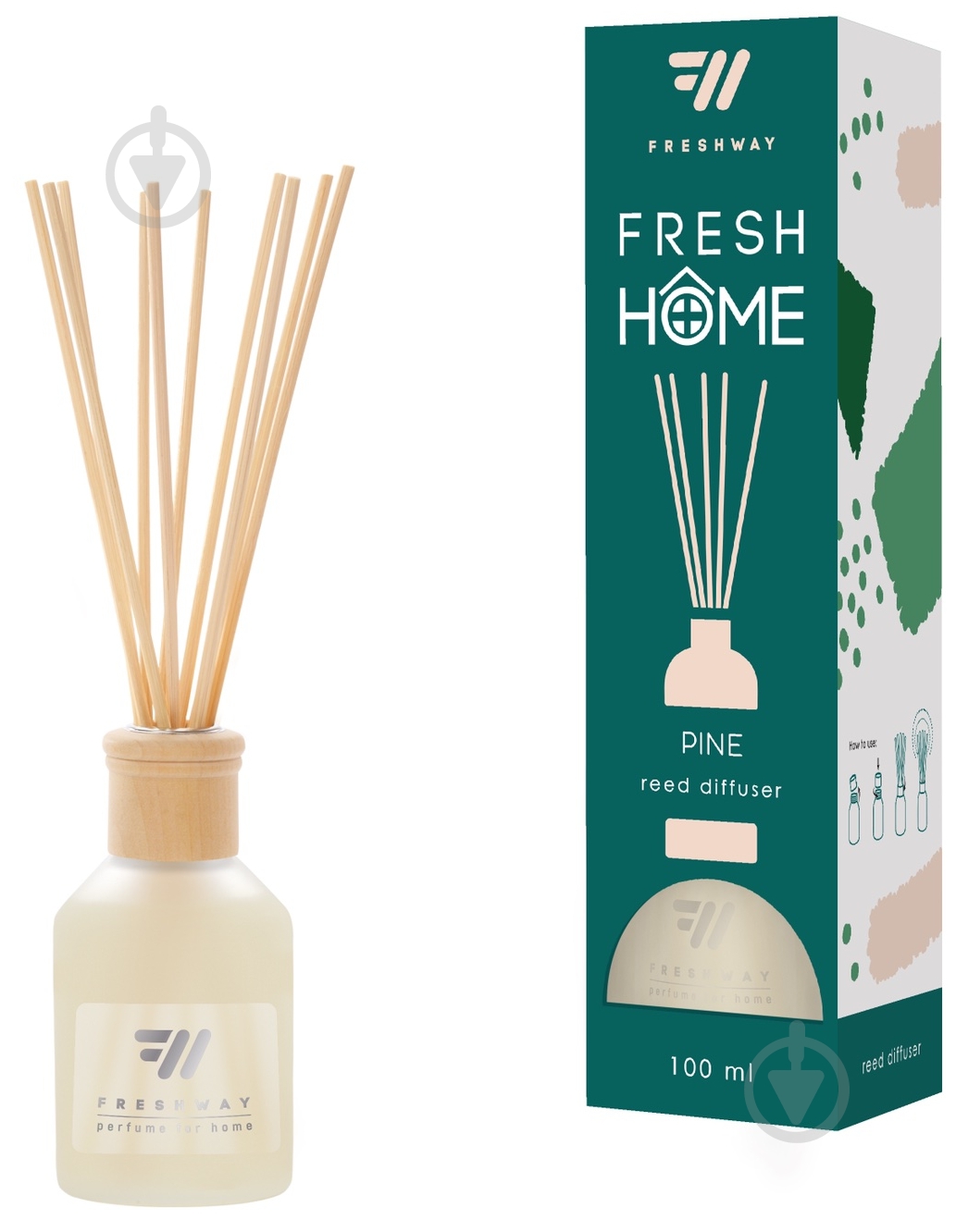 Аромадиффузор для дома FRESHWAY Pine хвоя 100 мл - фото 1
