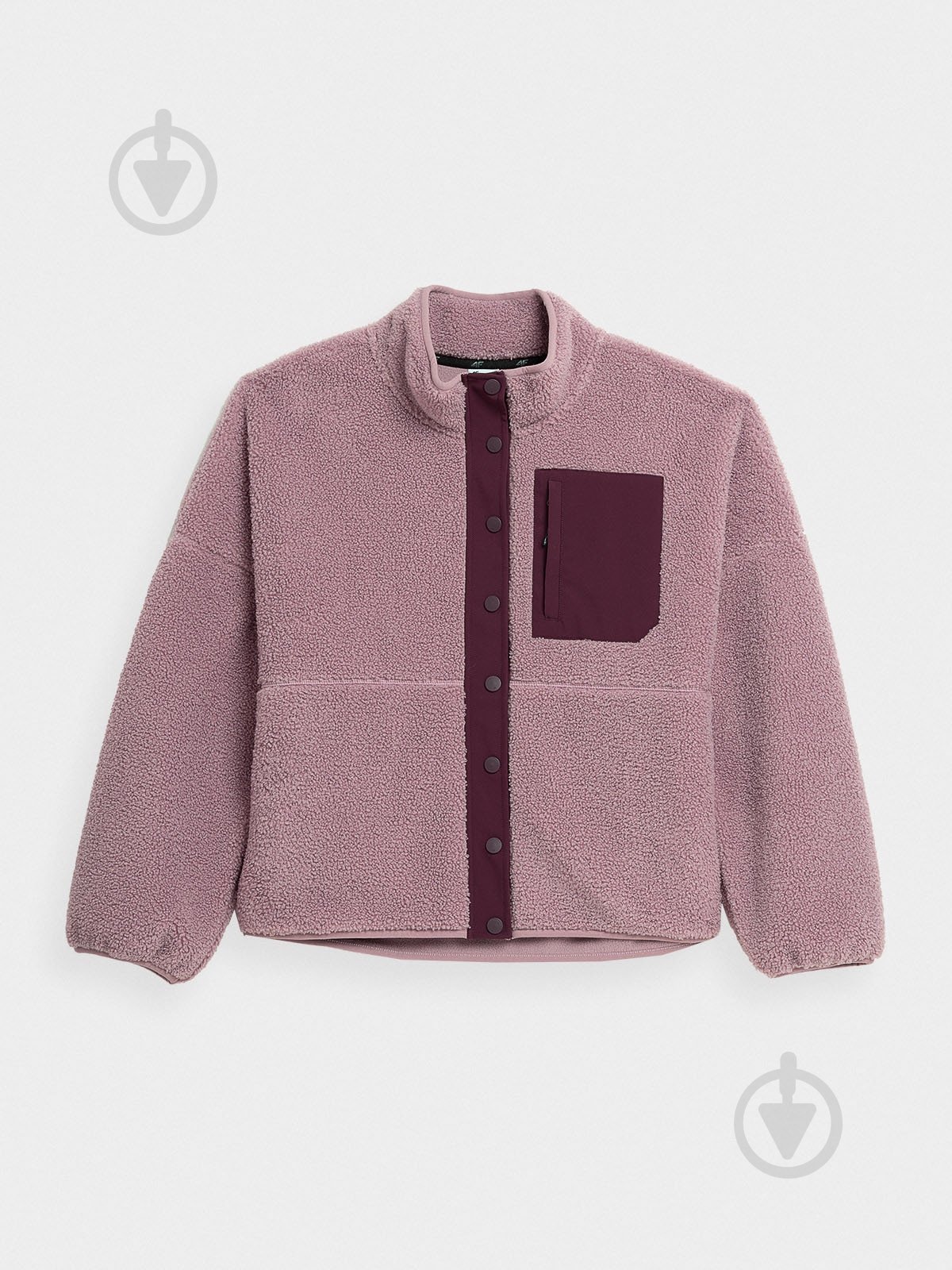 Куртка жіноча 4F FLEECE F124 4FAW23TFLEF124-56S р.XS рожева - фото 1