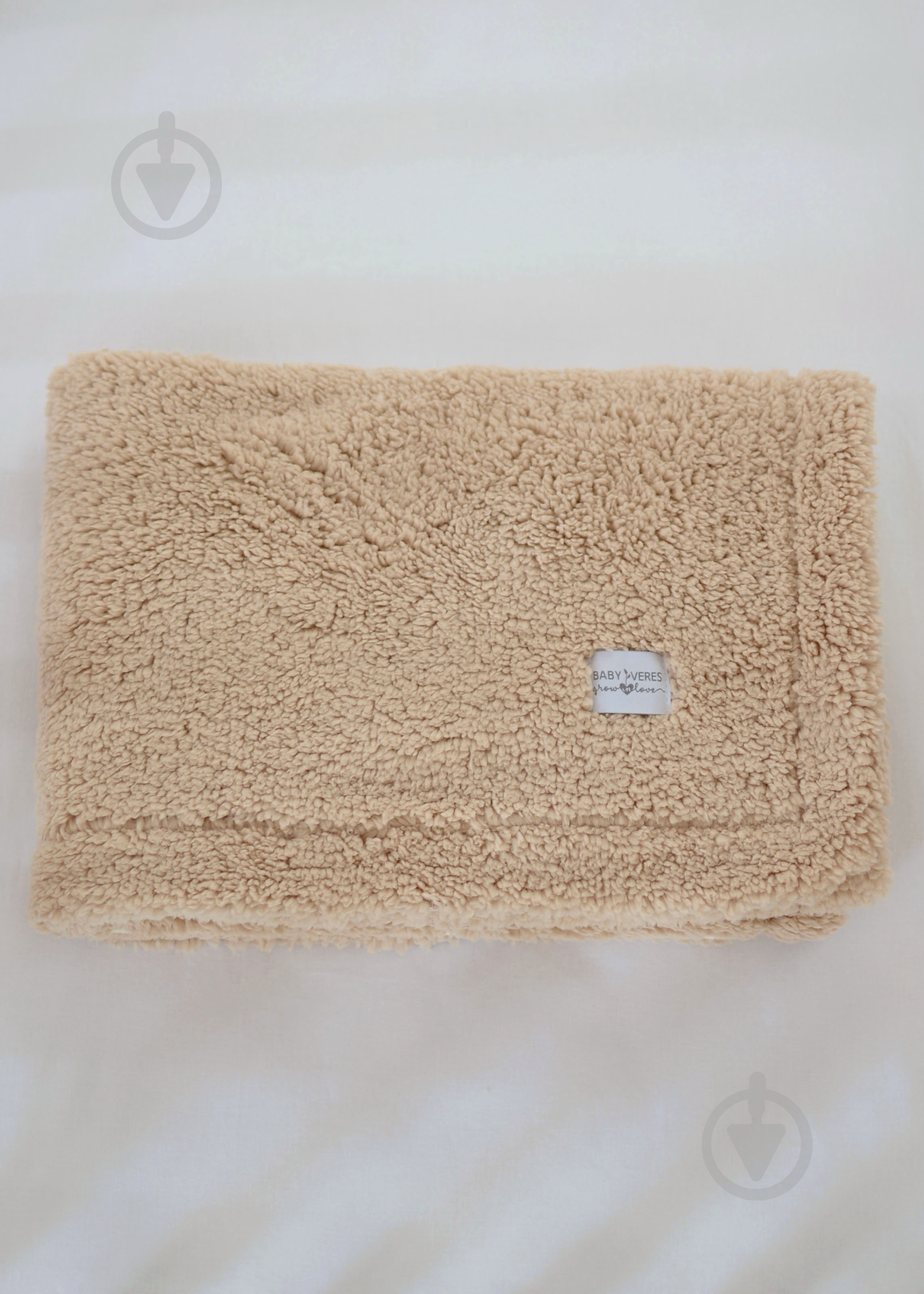 Плед Baby Veres Плюш Тедді 80x100 см бежевий - фото 4