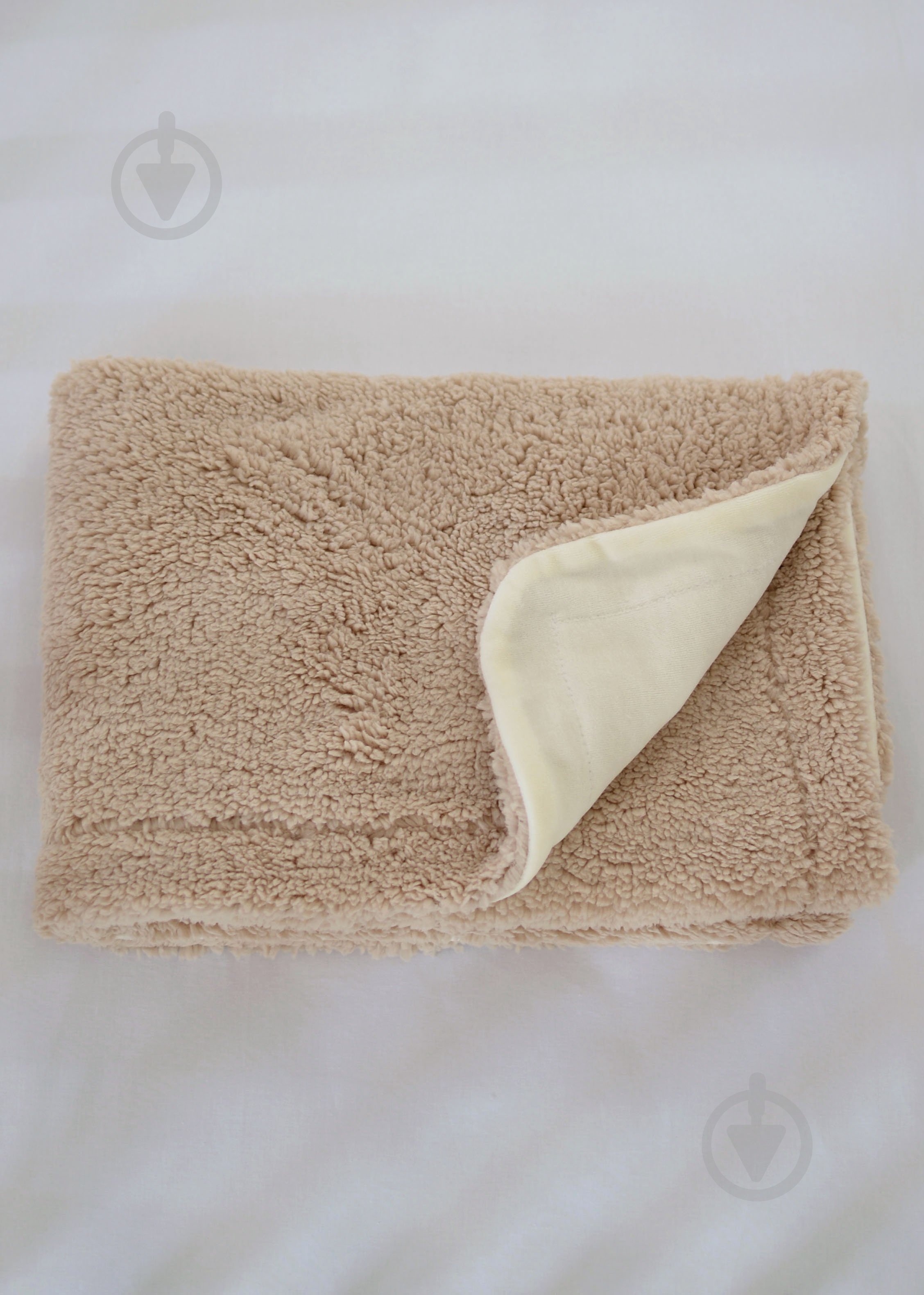 Плед Baby Veres Плюш Тедді 80x100 см бежевий - фото 3