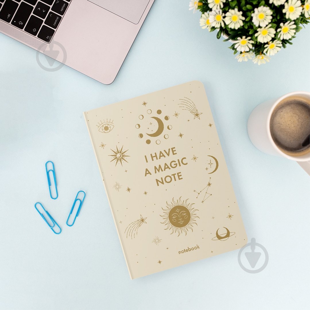 Блокнот Orner I HAVE A MAGIC NOTE бежевый - фото 6