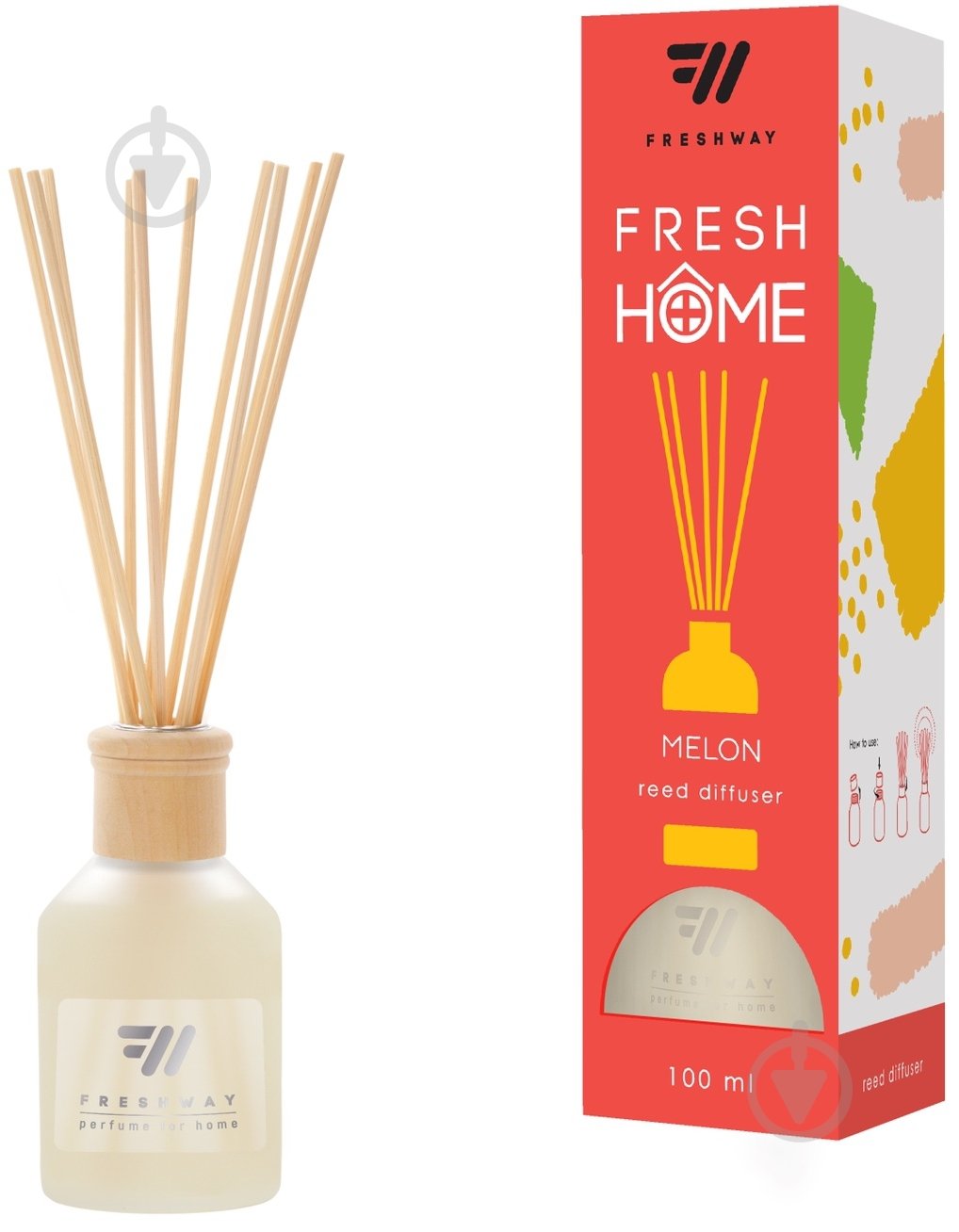 Аромадиффузор для дома FRESHWAY Melon Дыня 100 мл - фото 1