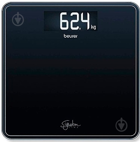 Ваги Beurer GS 400 Line black скляні - фото 1