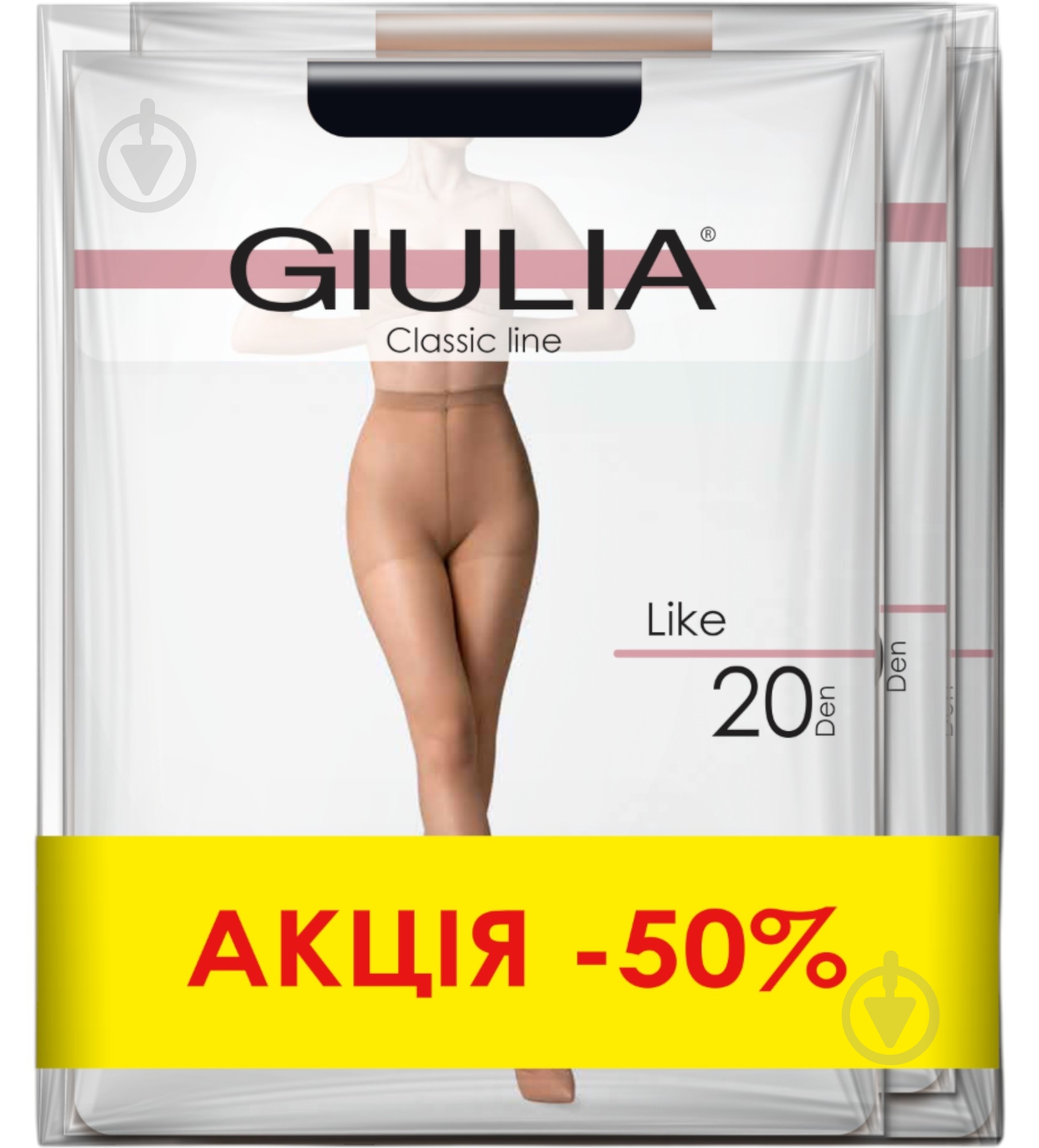 Колготки женские Giulia LIKE 20 3 шт. р. 2 nero/cappuccino/daino - фото 2 Колготки женские Giulia LIKE 20 3 шт. р. 2 nero/cappuccino/daino - фото 2