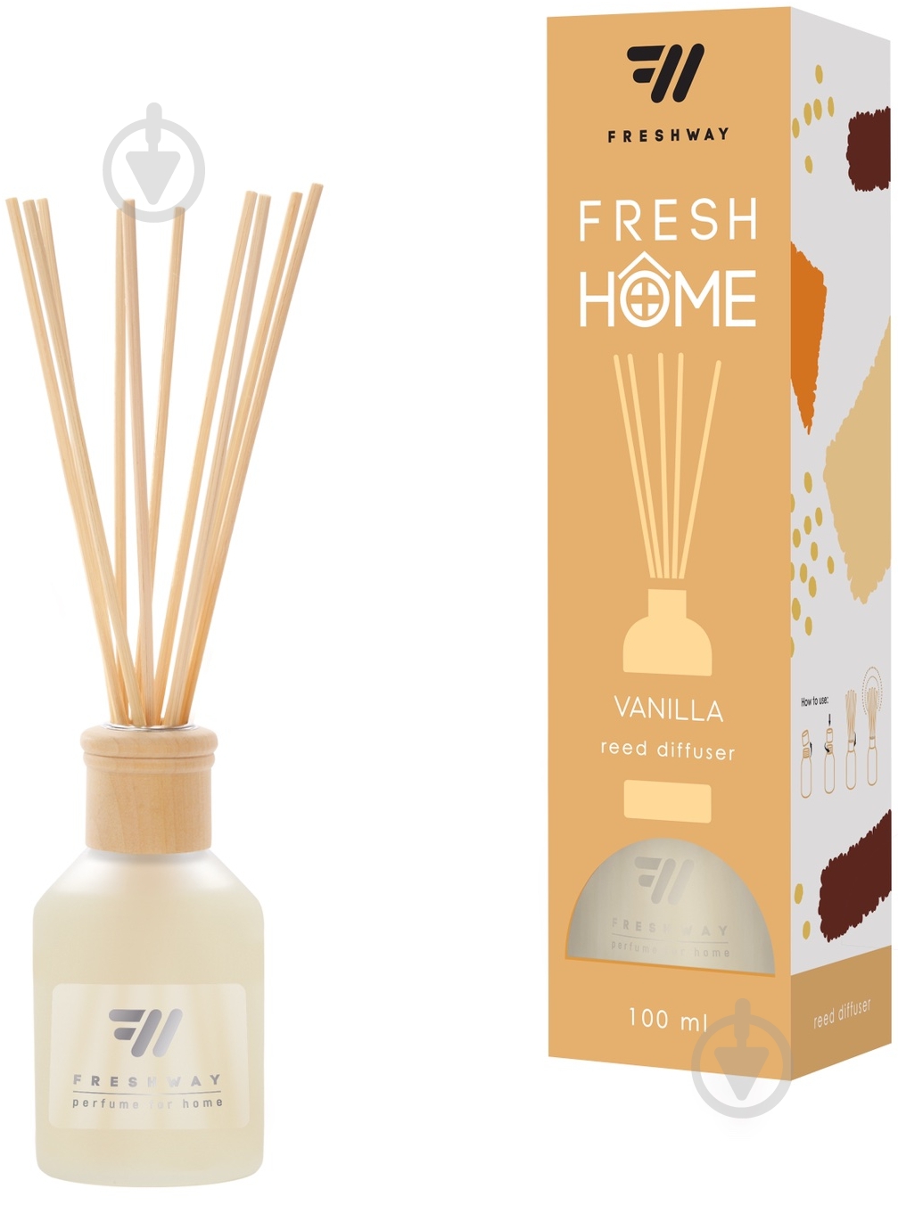 Аромадиффузор для дома FRESHWAY Vanilla Ваниль 100 мл - фото 1 Аромадиффузор для дома FRESHWAY Vanilla Ваниль 100 мл - фото 1