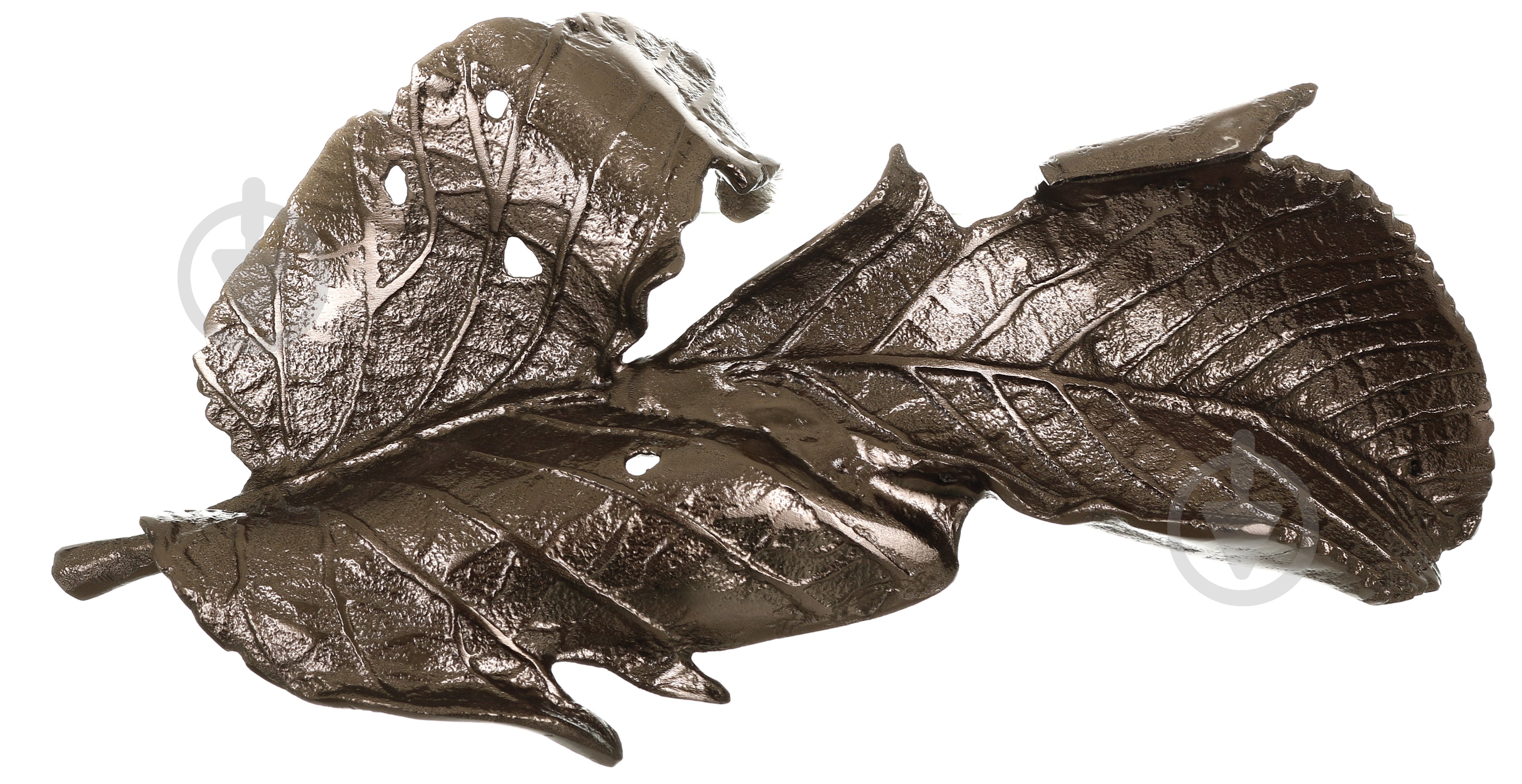 Статуетка PANACHE Organic Leaves 02965 18х30х14 см зістарена латунь - фото 2